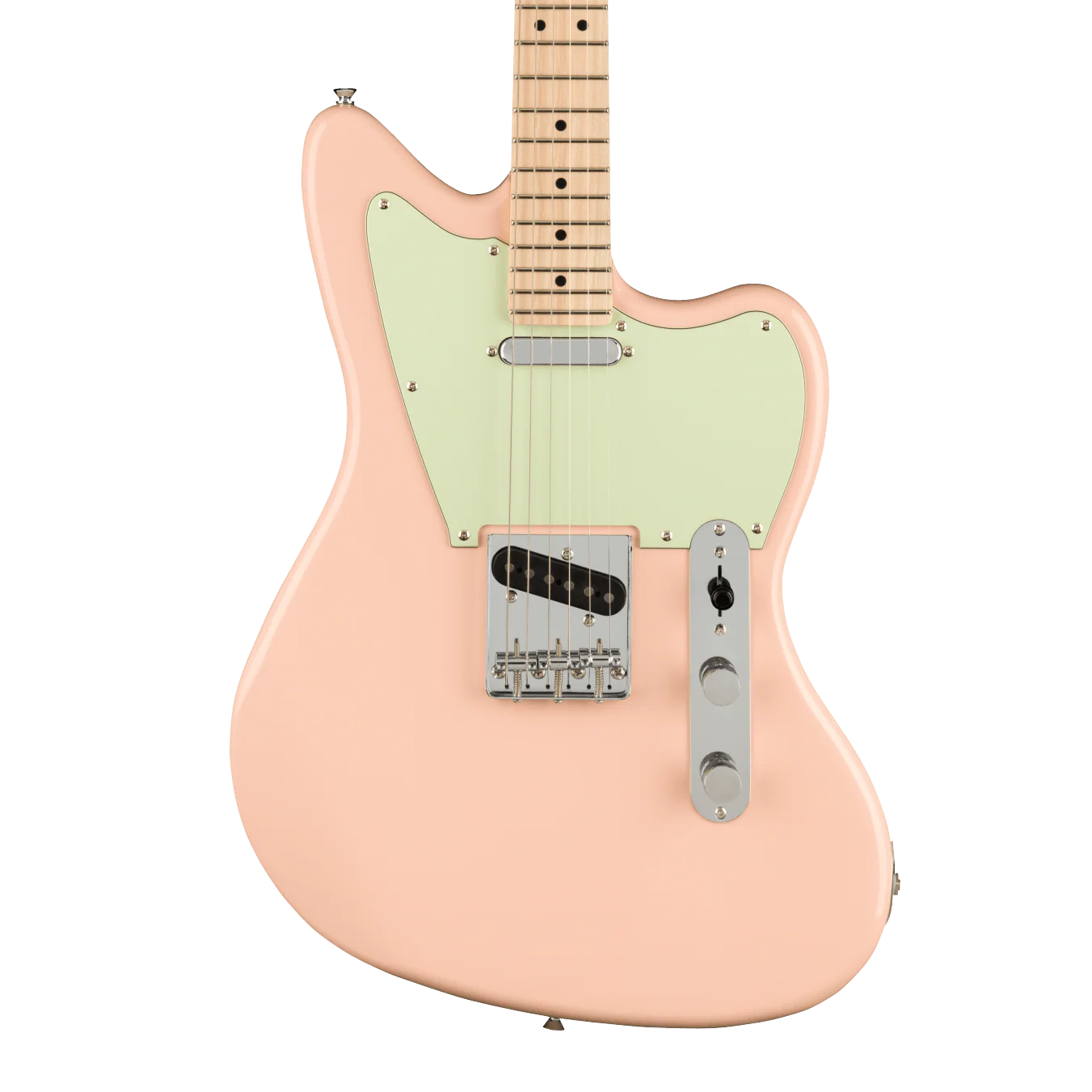 Squier Paranormal Offset Telecaster Maple Fingerboard Mint Pickguard Shell Pink