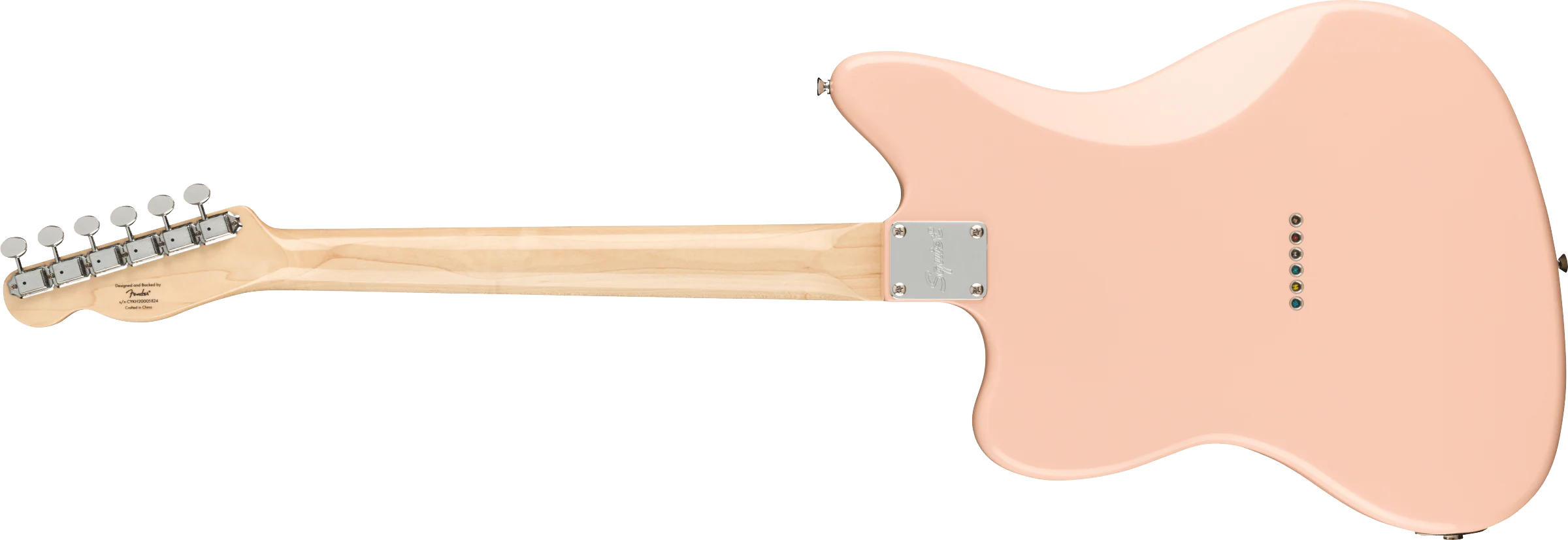 Squier Paranormal Offset Telecaster Maple Fingerboard Mint Pickguard Shell Pink - Image 5