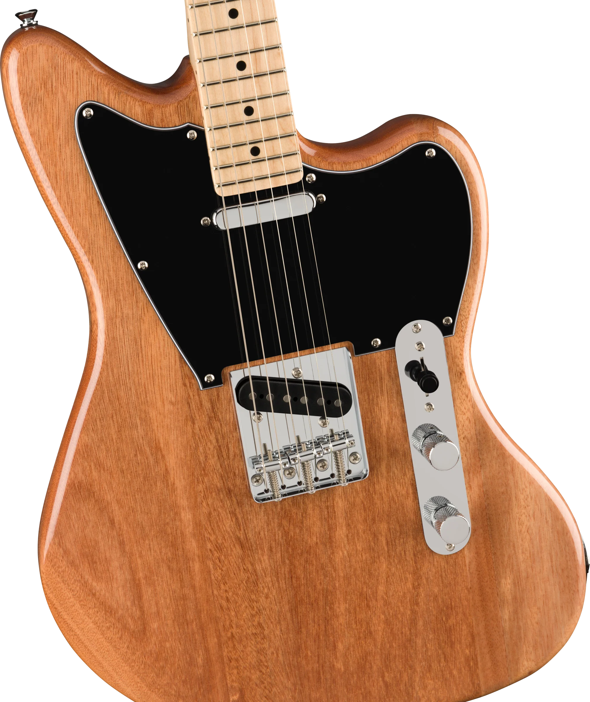 DISC - Squier Paranormal Offset Telecaster Maple Fingerboard Natural Electric Guitar - Image 3