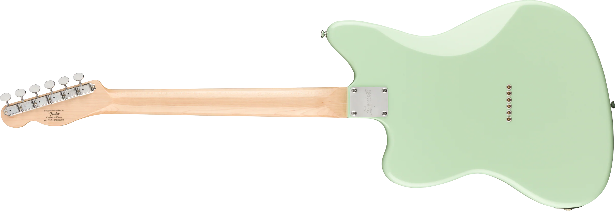 DISC - Squier Paranormal Offset Telecaster Maple Fingerboard Surf Green Electric Guitar - Image 5