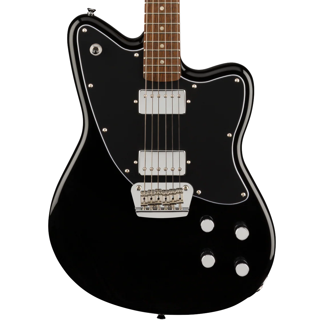 DISC - Squier Paranormal Toronado Laurel Fingerboard Black Electric Guitar