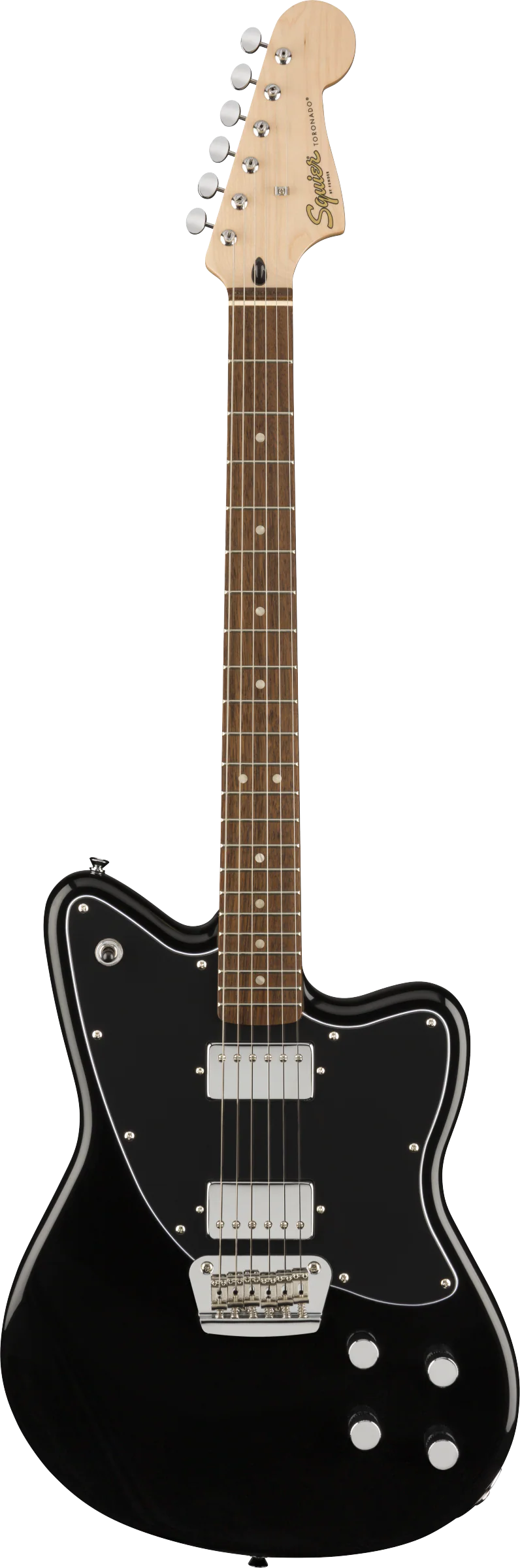 DISC - Squier Paranormal Toronado Laurel Fingerboard Black Electric Guitar - Image 2