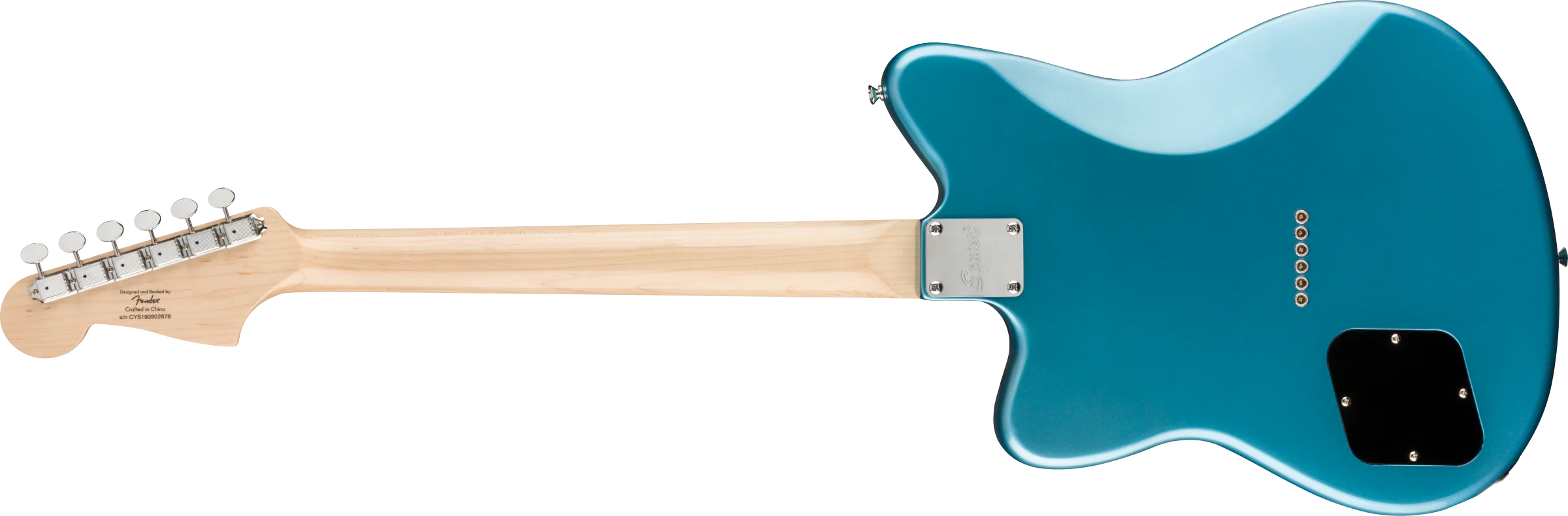 DISC - Squier Paranormal Toronado Laurel Fingerboard Lake Placid Blue Electric Guitar - Image 4