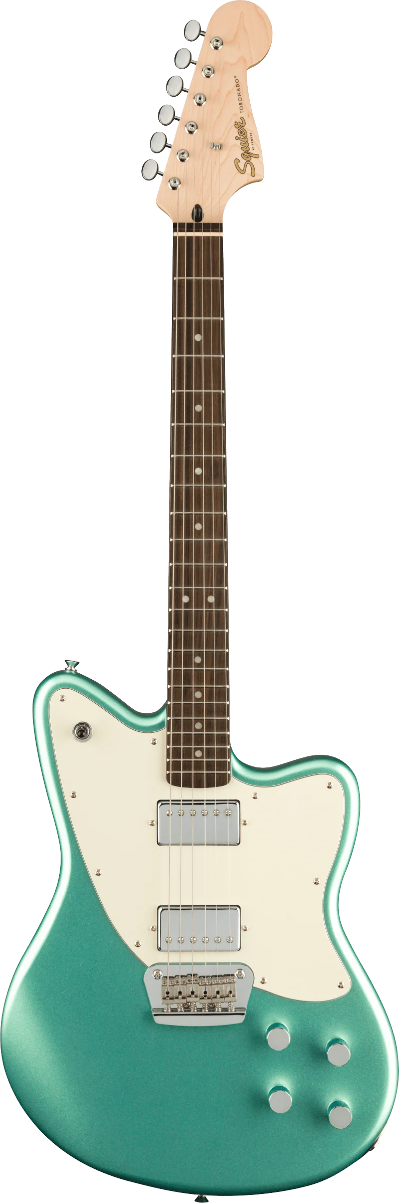 Squier Paranormal Toronado Laurel Fingerboard Parchment Pickguard Mystic Seafoam - Image 2