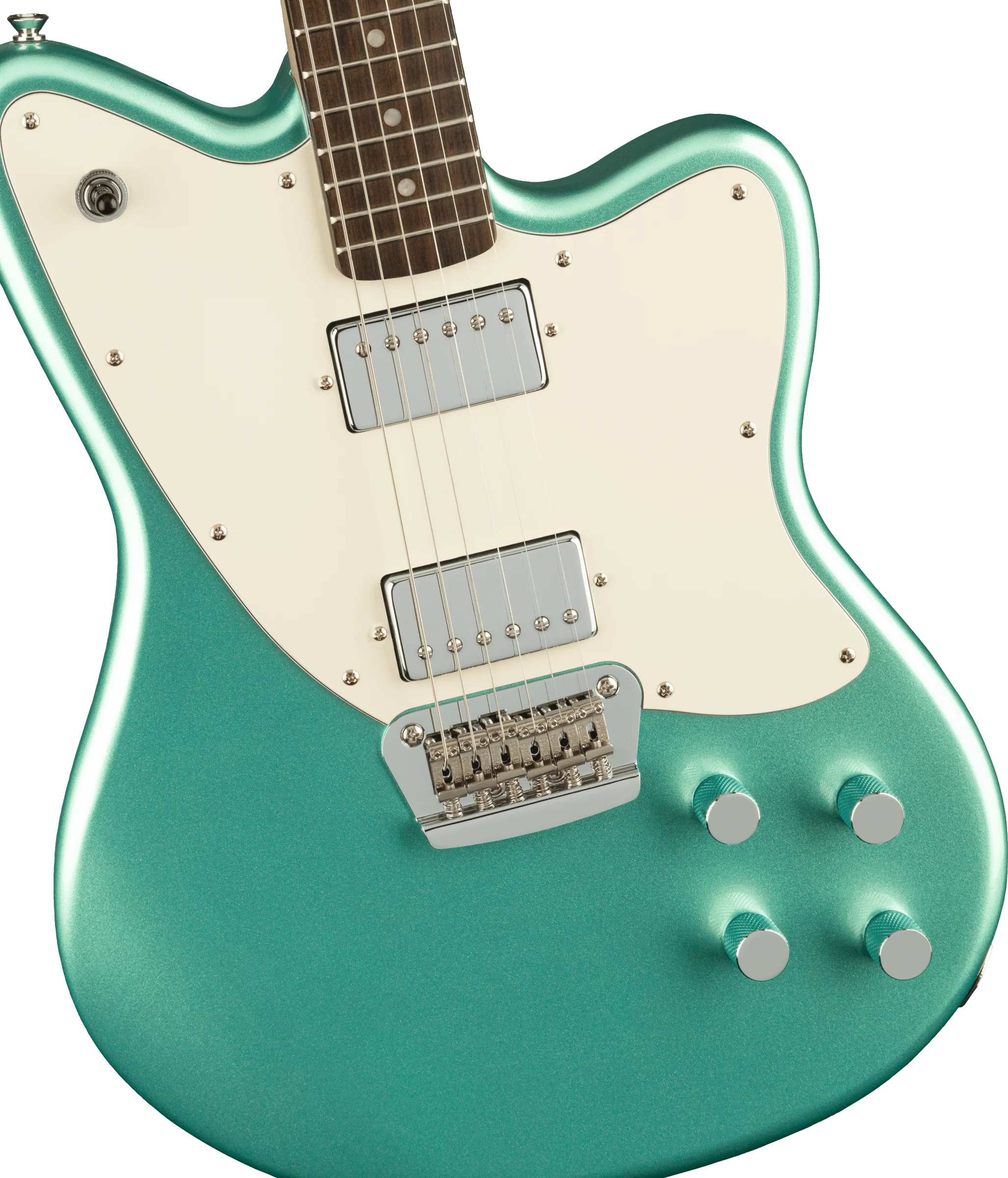 Squier Paranormal Toronado Laurel Fingerboard Parchment Pickguard Mystic Seafoam - Image 3