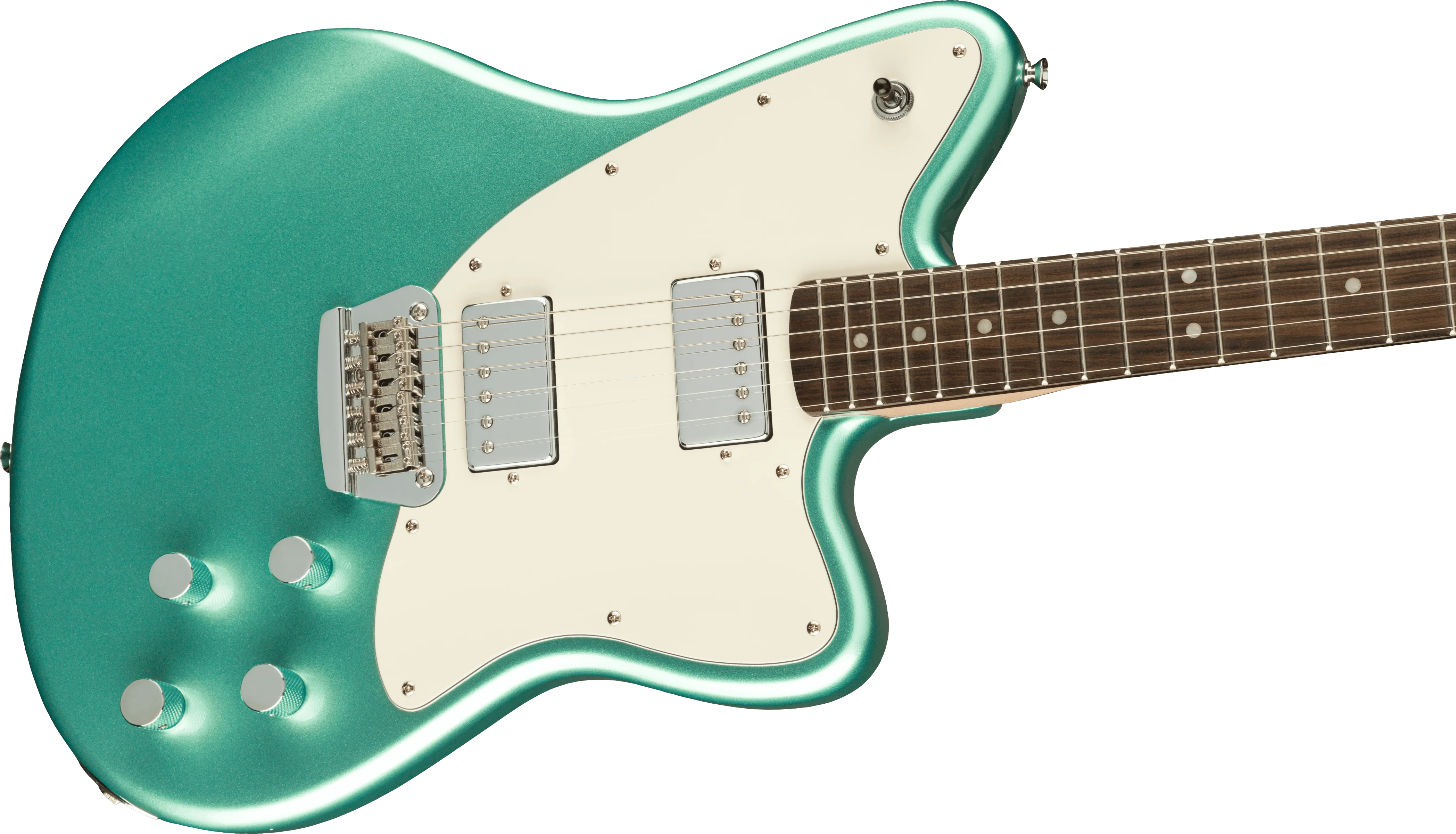 Squier Paranormal Toronado Laurel Fingerboard Parchment Pickguard Mystic Seafoam - Image 4