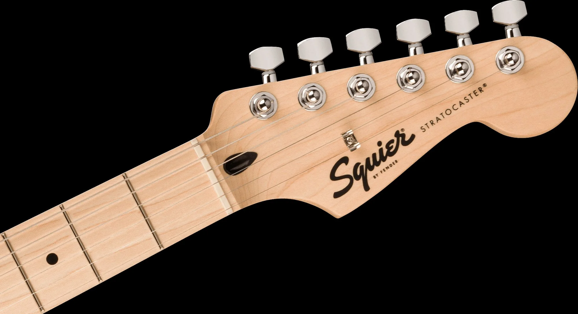 Squier Sonic Stratocaster HT H Maple Fingerboard White Pickguard Flash Pink - Image 6