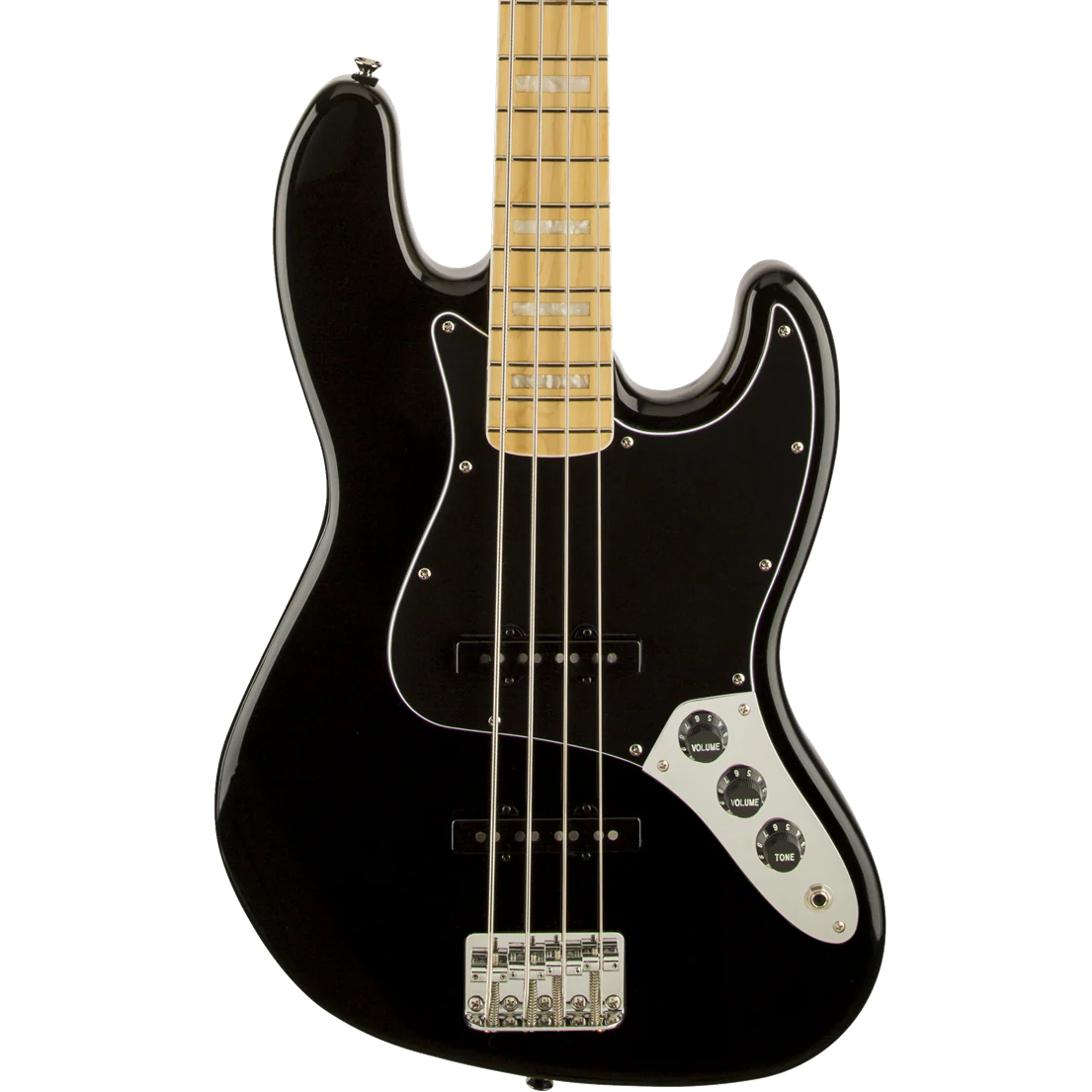 DISC - Squier Vintage Modified Jazz Bass '77 Maple Fingerboard Black