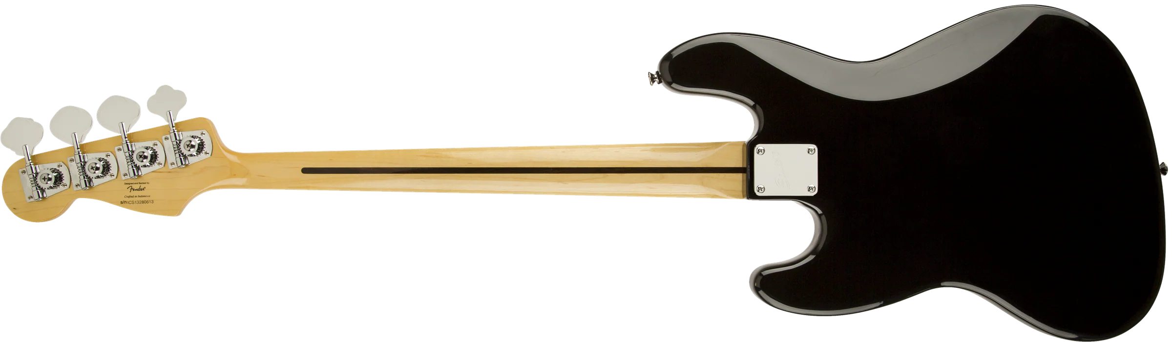 DISC - Squier Vintage Modified Jazz Bass '77 Maple Fingerboard Black - Image 6