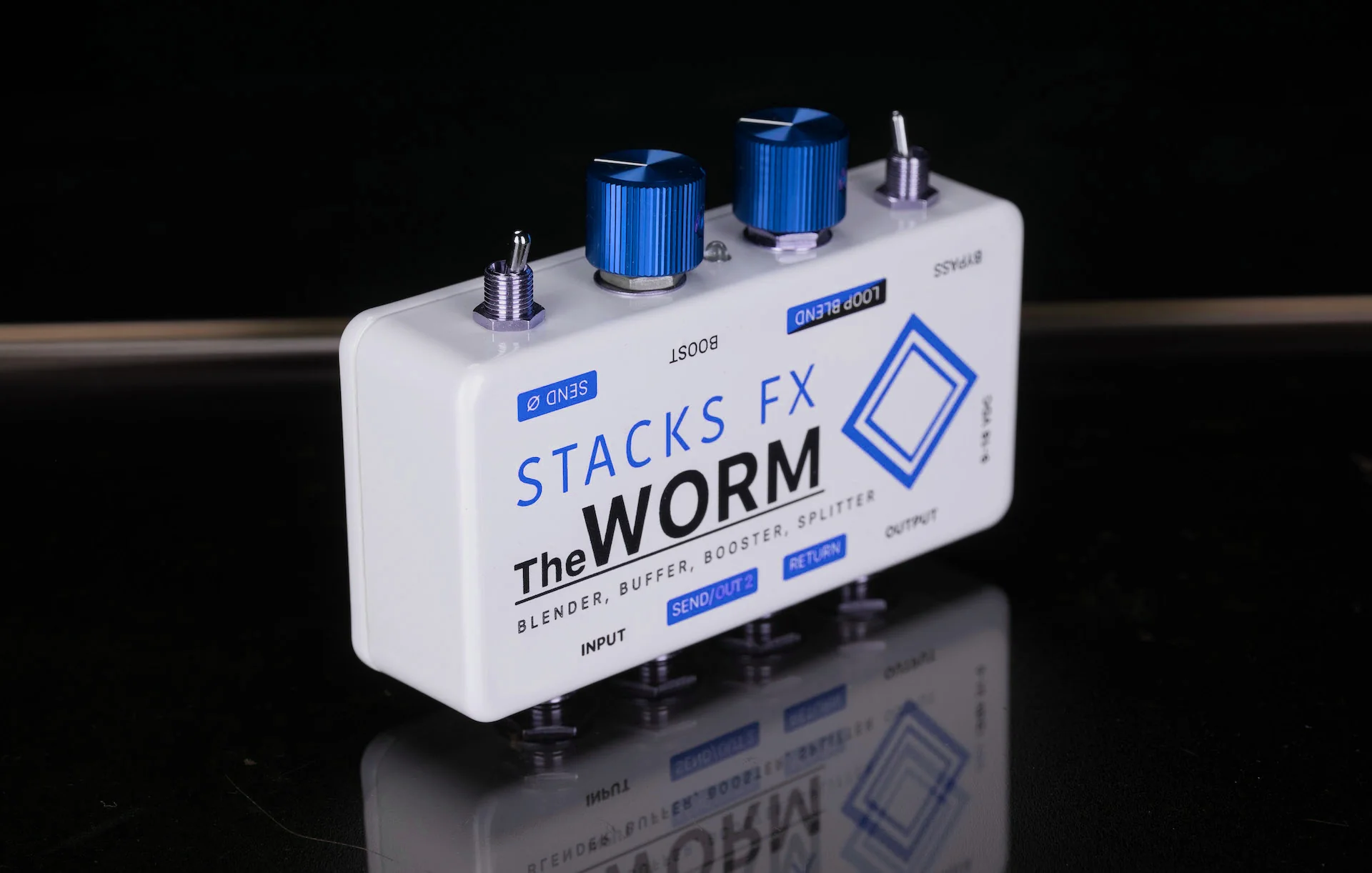 Stacks FX The Worm Blender Buffer Splitter Booster Pedal - Image 3