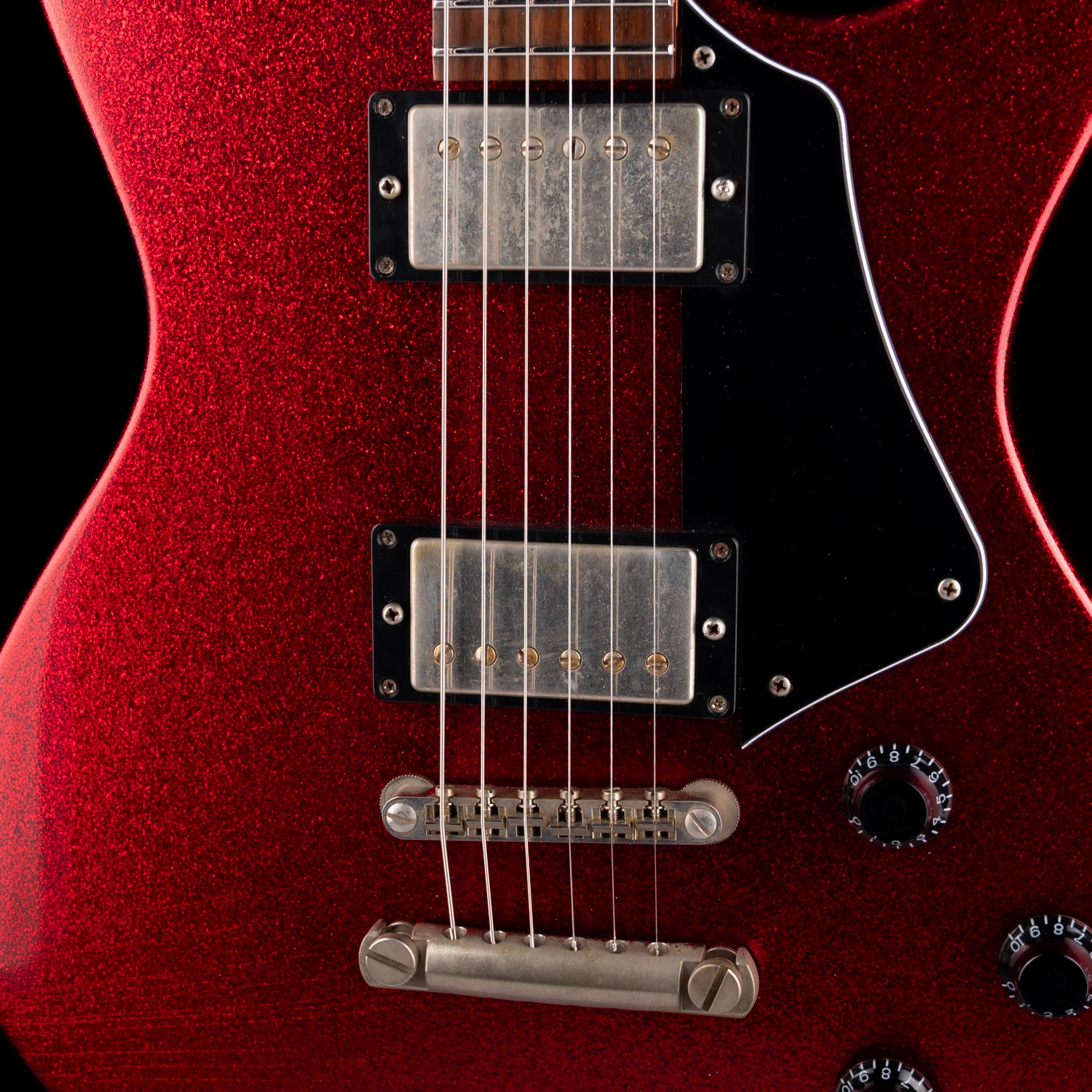 Starr Guitars Hustler Apple Red Sparkle with Gig Bag - Image 4