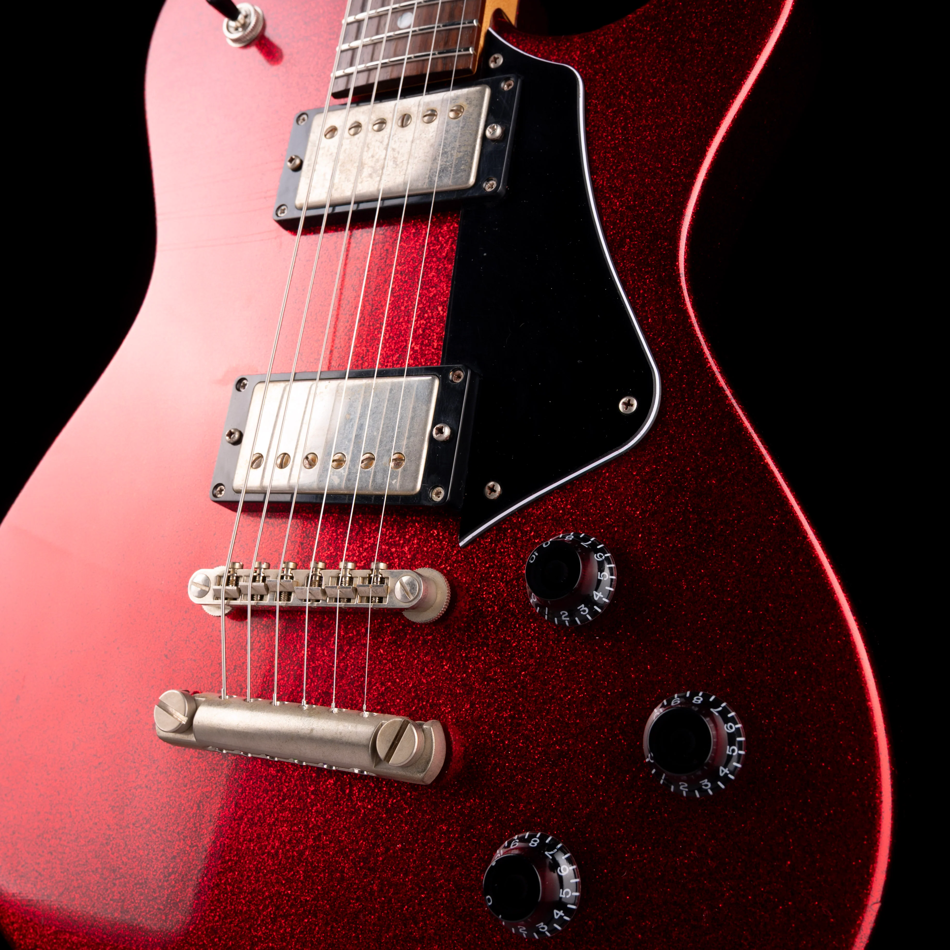 Starr Guitars Hustler Apple Red Sparkle with Gig Bag - Image 5