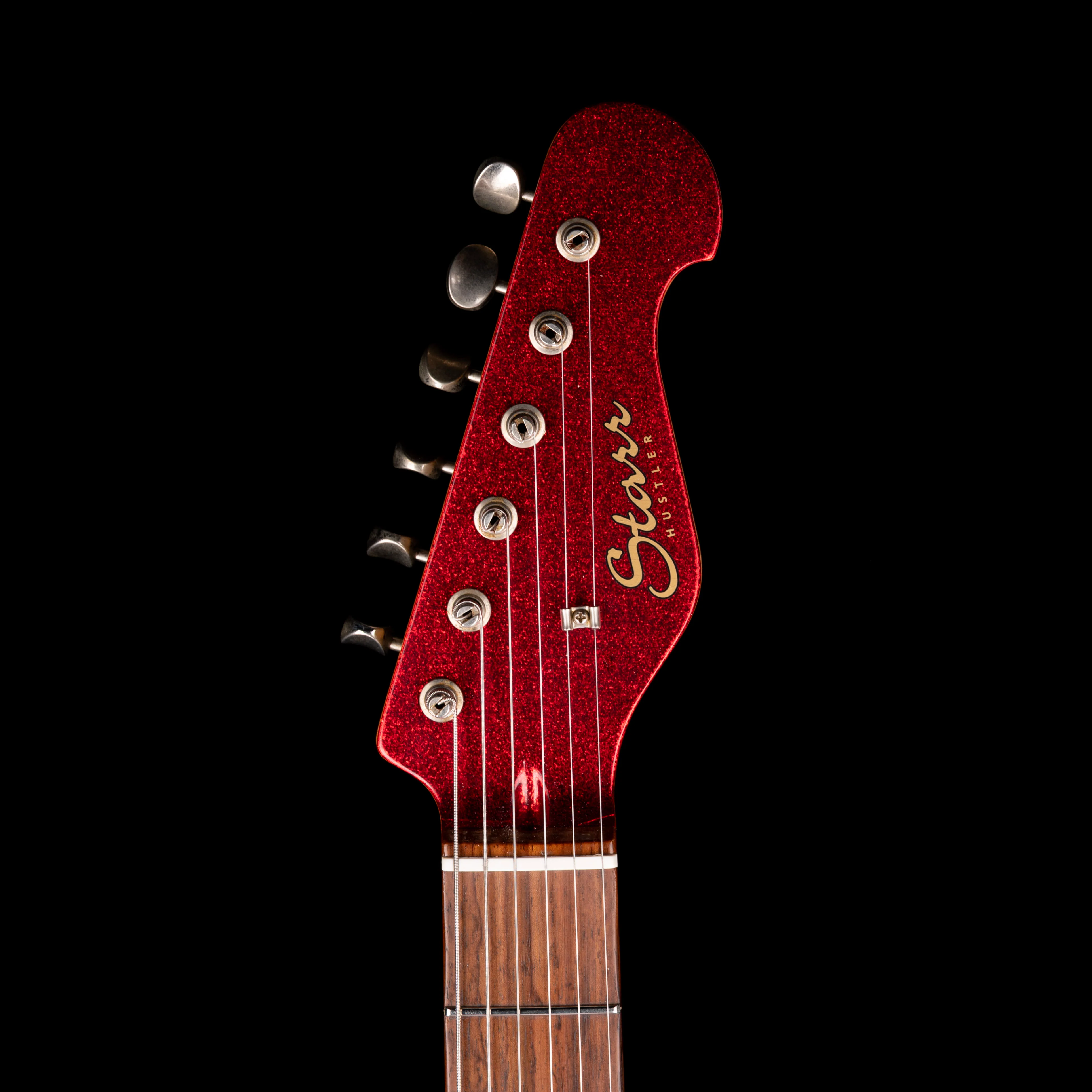 Starr Guitars Hustler Apple Red Sparkle with Gig Bag - Image 8