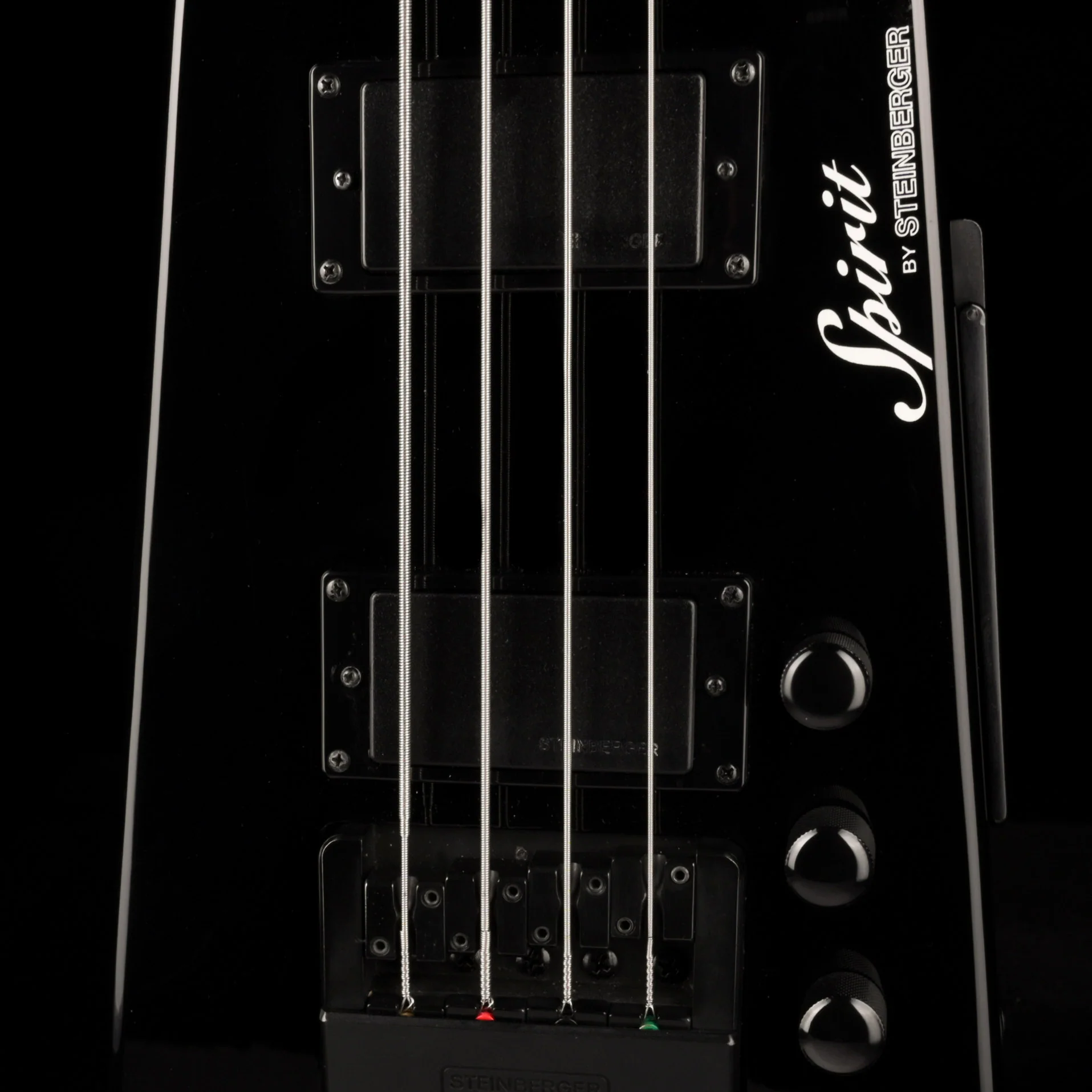 Pre Owned Spirit by Steinberger XT-2 Standard Bass Guitar Black with Gig Bag - Image 4