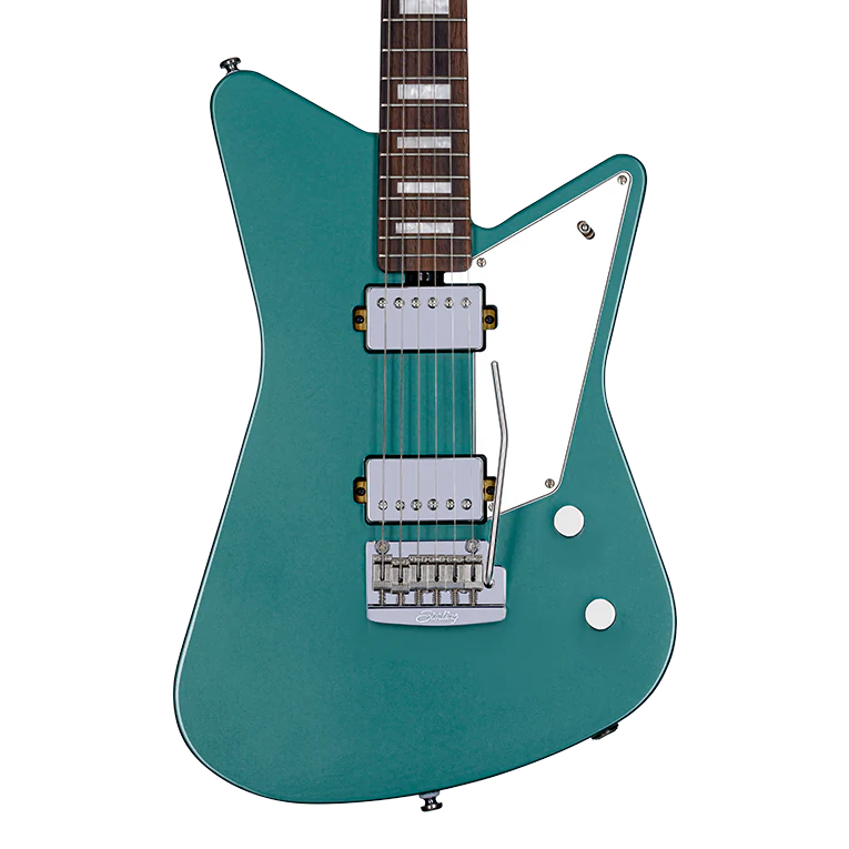 Sterling by Music Man Mariposa Dorado Green Electric Guitar