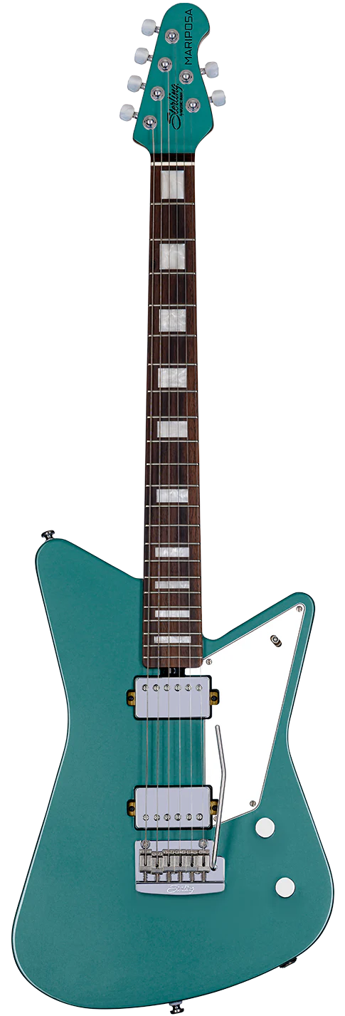 Sterling by Music Man Mariposa Dorado Green Electric Guitar - Image 2