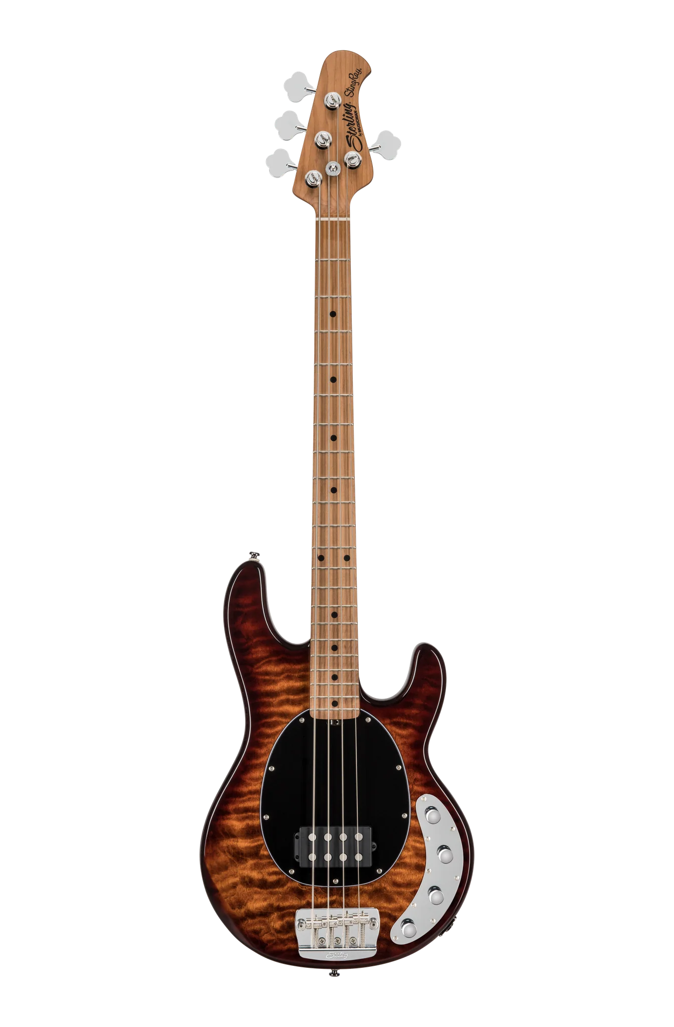 Sterling by Music Man StingRay Bass Quilt Maple Island Burst RAY34QM-ILB-M2 - Image 2