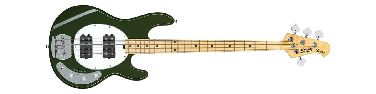 Sterling by Music Man SUB Series StingRay HH Bass Olive RAY4HH-OLV-M1 - Image 4