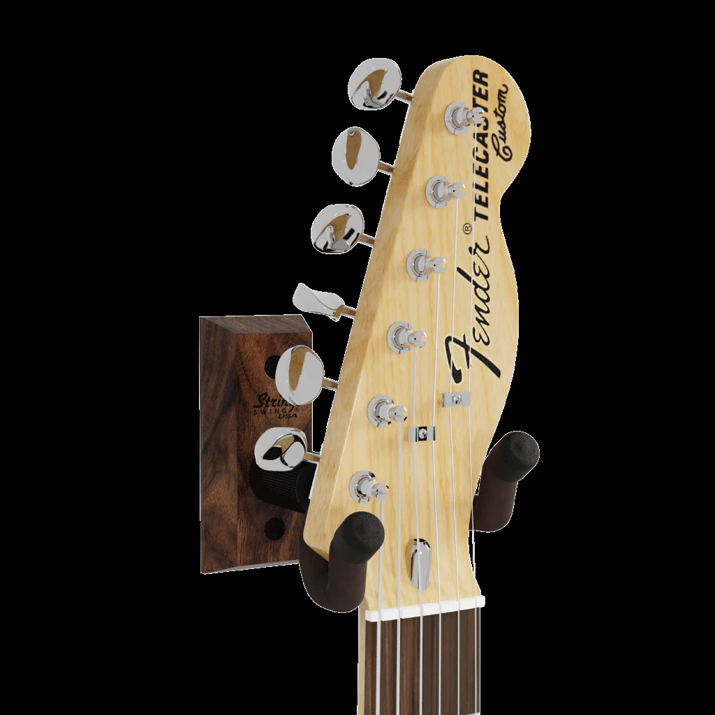 String Swing Wooden Guitar Wall Mount - Black Walnut - CC01K-BW - Image 4