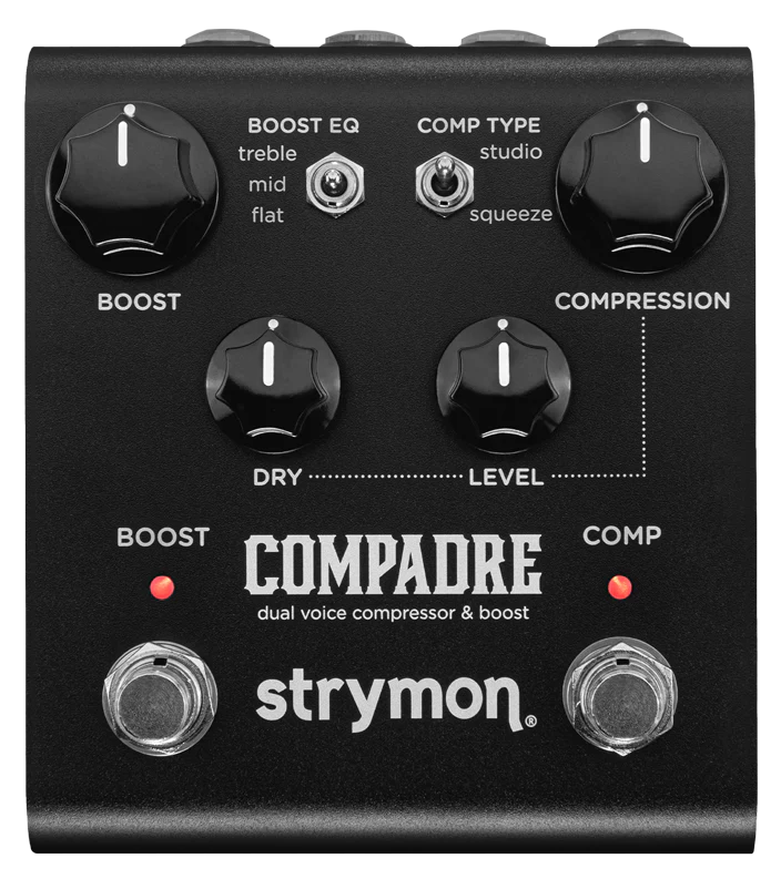 Strymon Midnight Edition Compadre Boost Compressor Guitar Effect Pedal