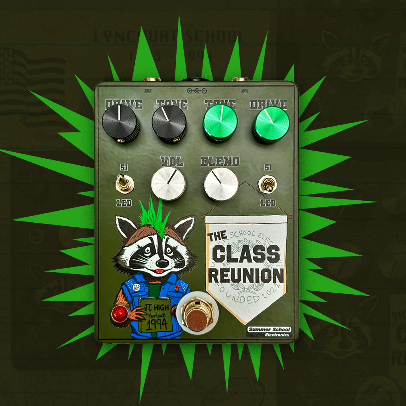 Summer School Electronics Class Reunion Overdrive Fuzz Pedal - Image 2
