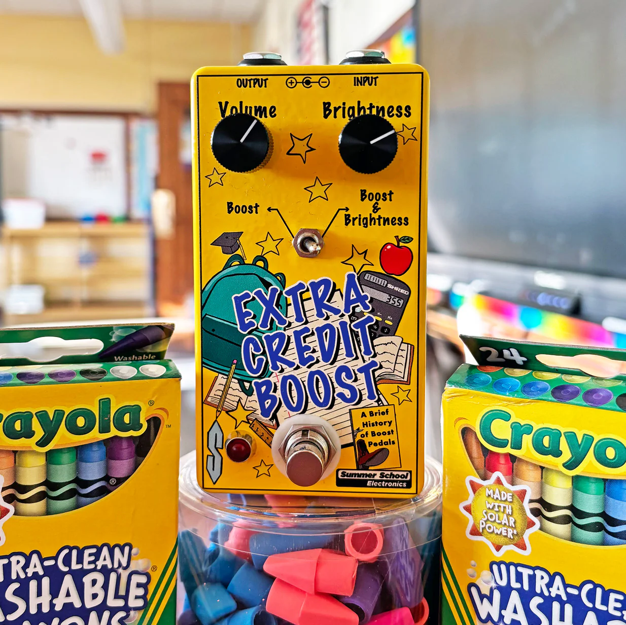 Summer School Electronics Extra Credit Boost Pedal - Image 5