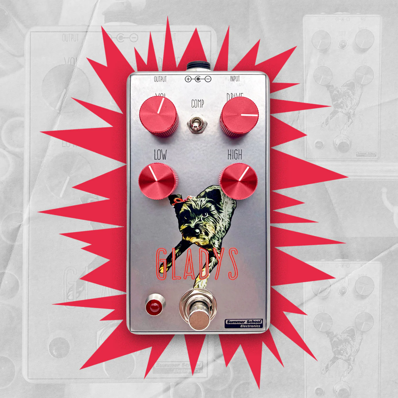 Summer School Electronics Gladys V2 Overdrive Pedal - Image 2