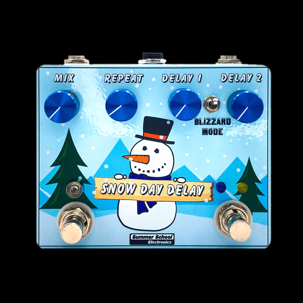 Summer School Electronics Snow Day Delay Pedal