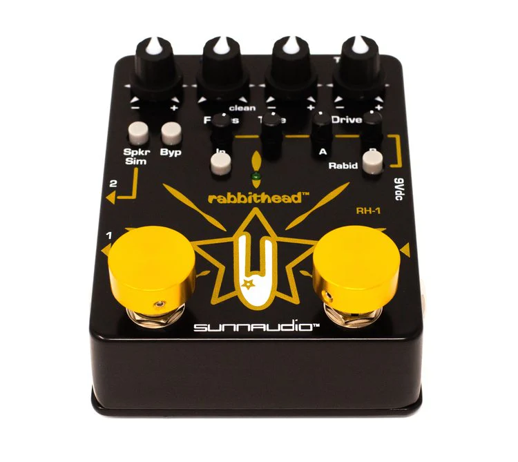 Sunnaudio RH-1 Rabbithead Preamp Overdrive Effect Pedal - Image 2