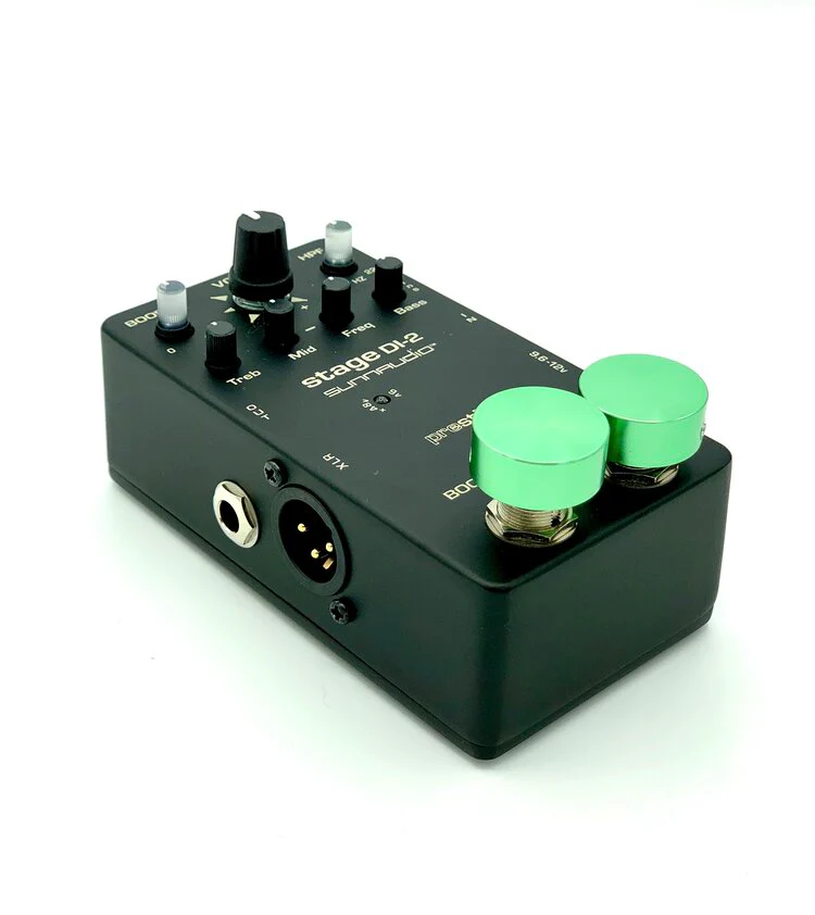 Sunnaudio Stage DI-2 Prestine Preamp/EQ/DI Pedal - Image 4