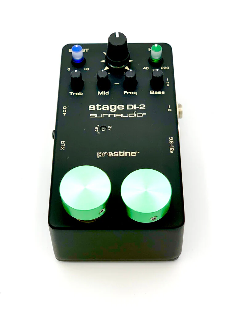 Sunnaudio Stage DI-2 Prestine Preamp/EQ/DI Pedal - Image 5