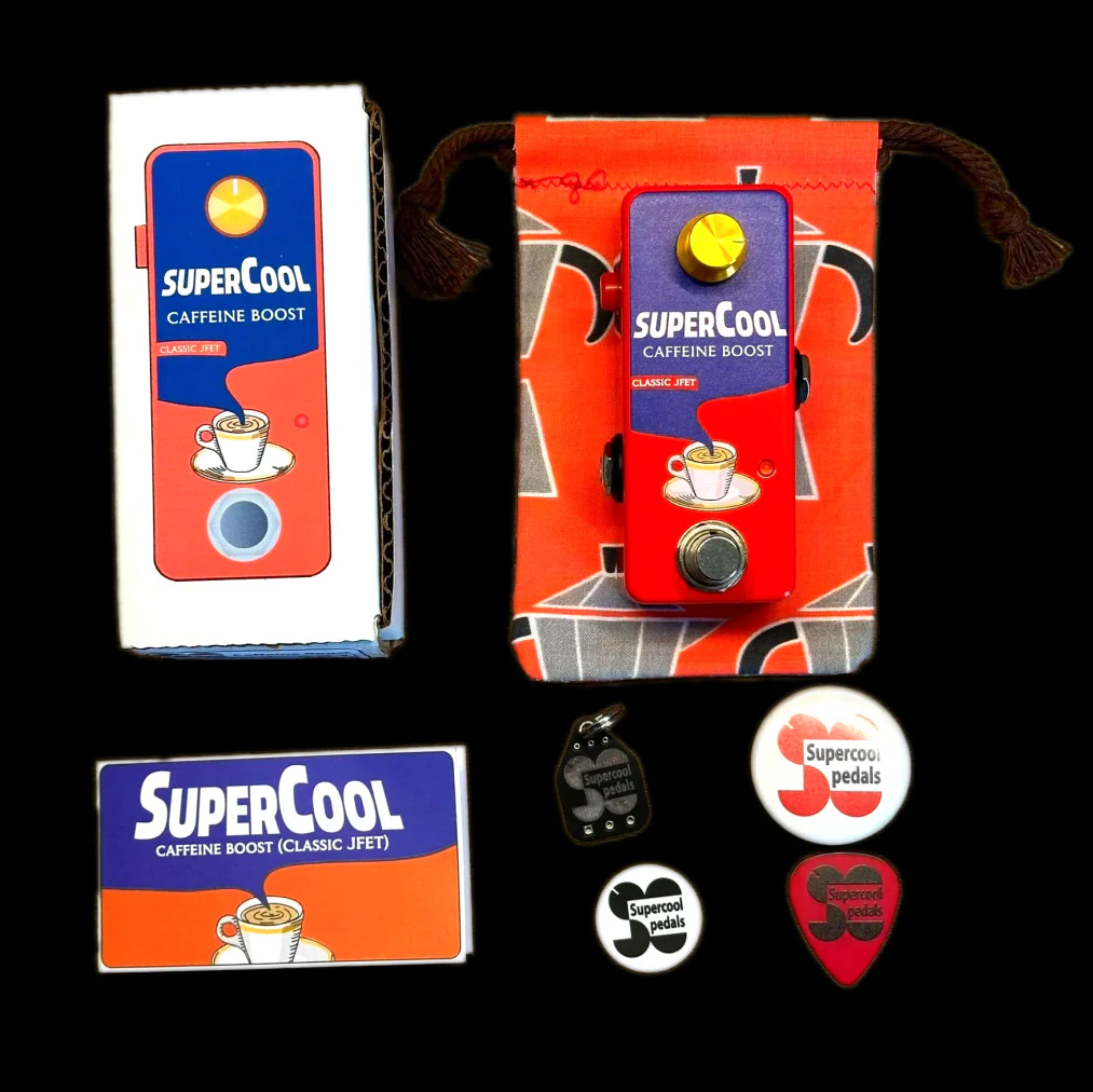 Supercool Caffeine Boost Classic JFET Booster Pedal - Image 4