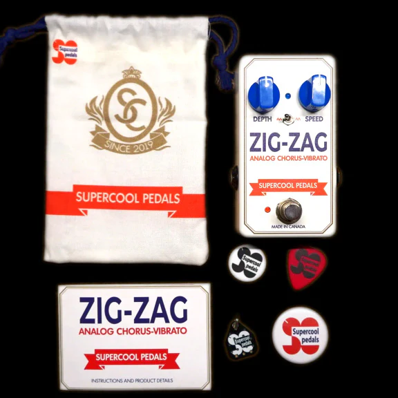 Supercool Zig-Zag Analog Chorus/Vibrato Pedal - Image 3