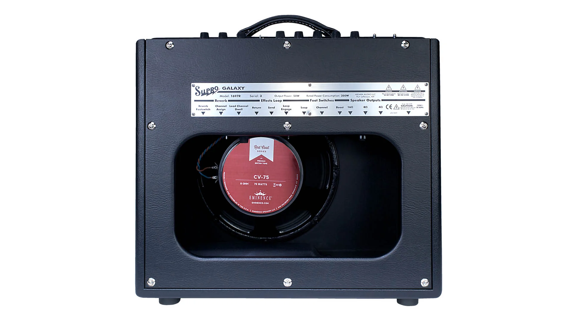 Supro 1697R Galaxy 50-watt 1x12" Guitar Amp Combo With Reverb - Image 5