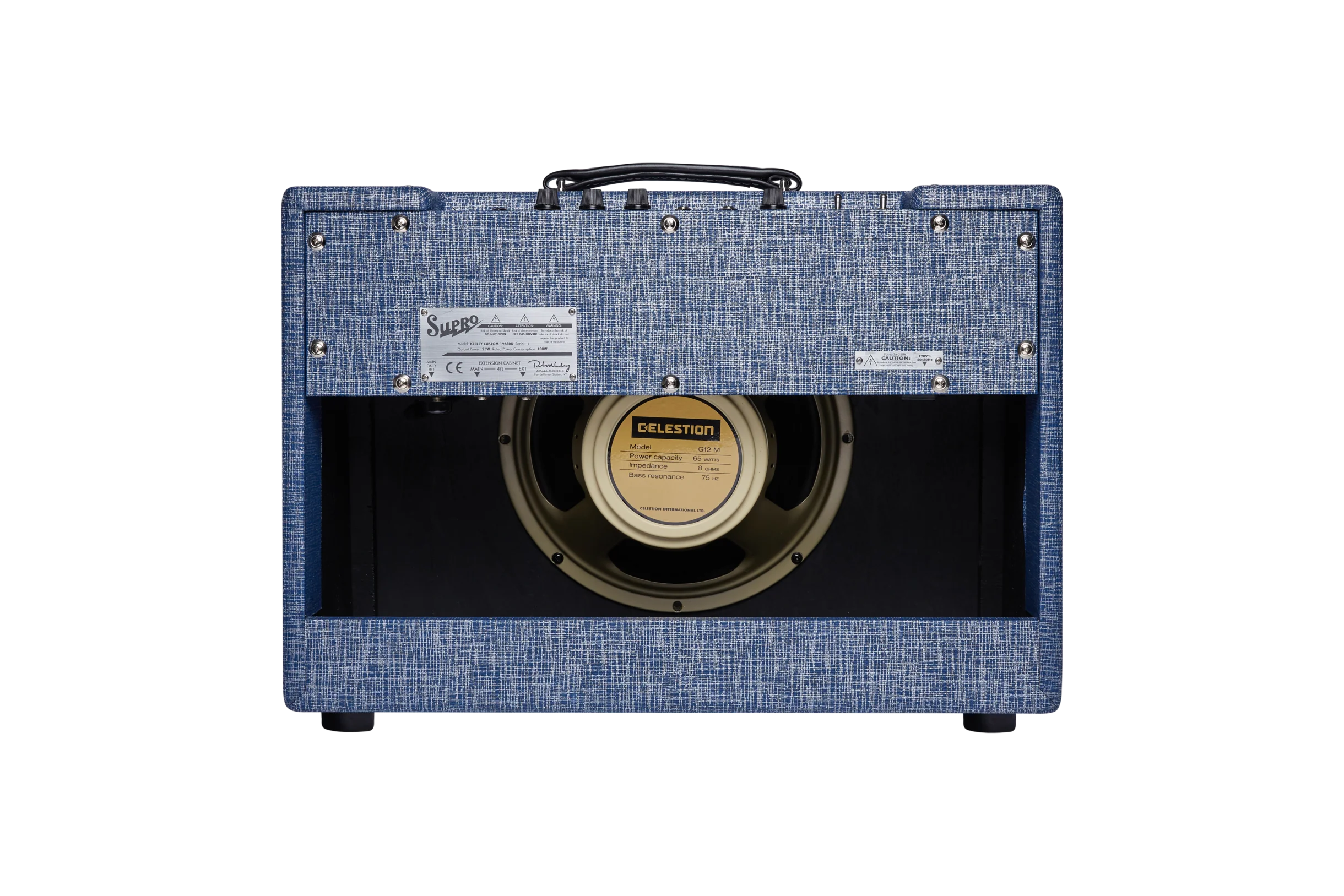Supro 1968RK Keeley Custom 12 25-watt 1x12" Tube Guitar Amp Combo - Image 5