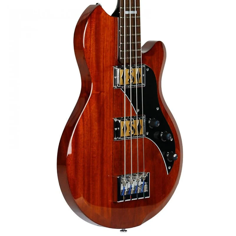 Supro 2042PNM Huntington II with Piezo Pickup Natural Mahogany - Image 3