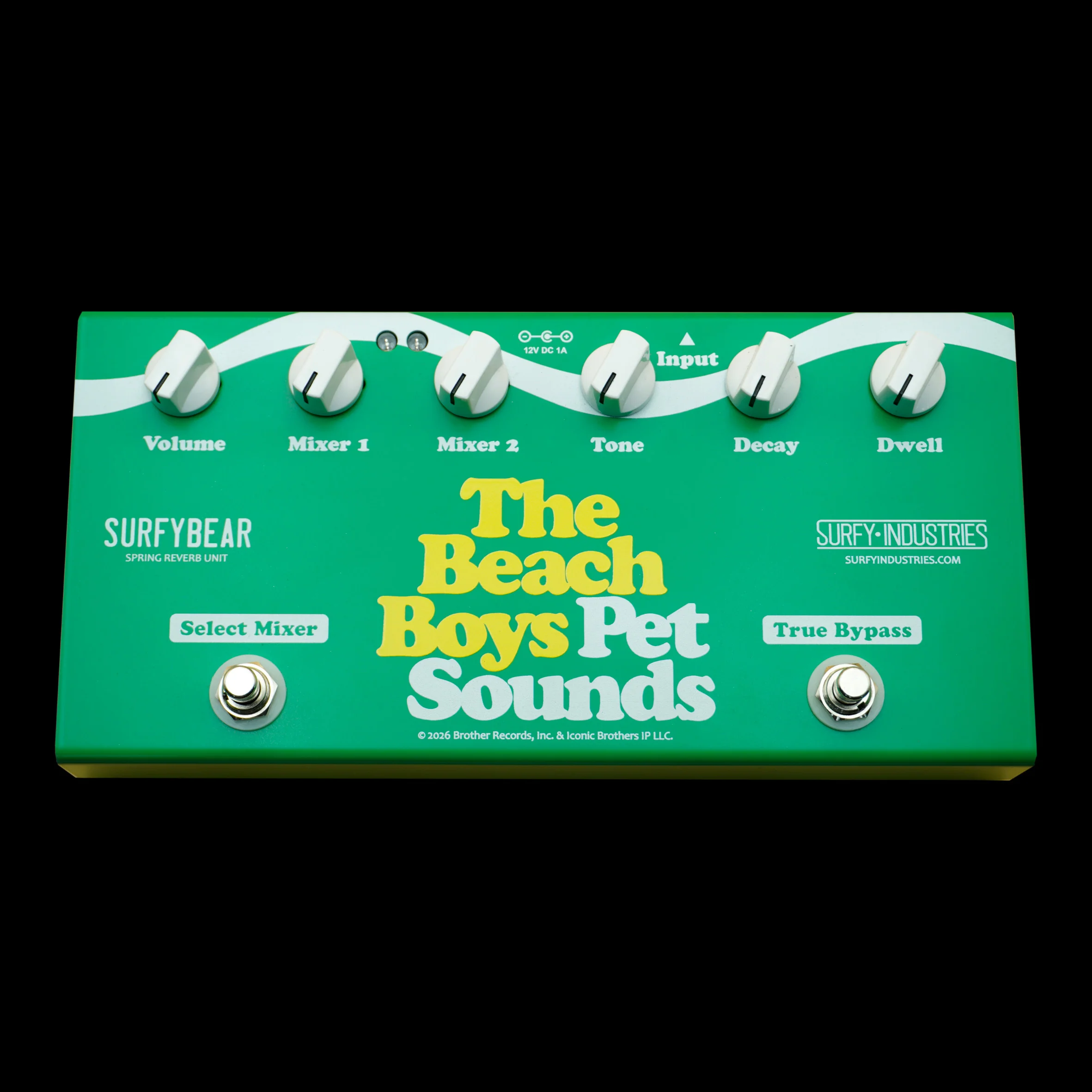 Surfy Industries Special Edition Beach Boys Pet Sounds 60th Anniversary SurfyBear Compact Spring Reverb Unit - PRE ORDER - Image 2