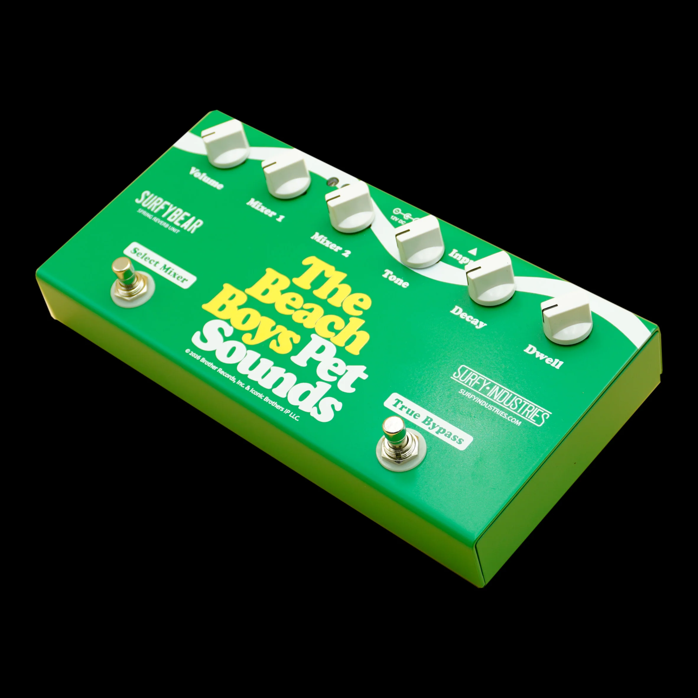Surfy Industries Special Edition Beach Boys Pet Sounds 60th Anniversary SurfyBear Compact Spring Reverb Unit - PRE ORDER - Image 4
