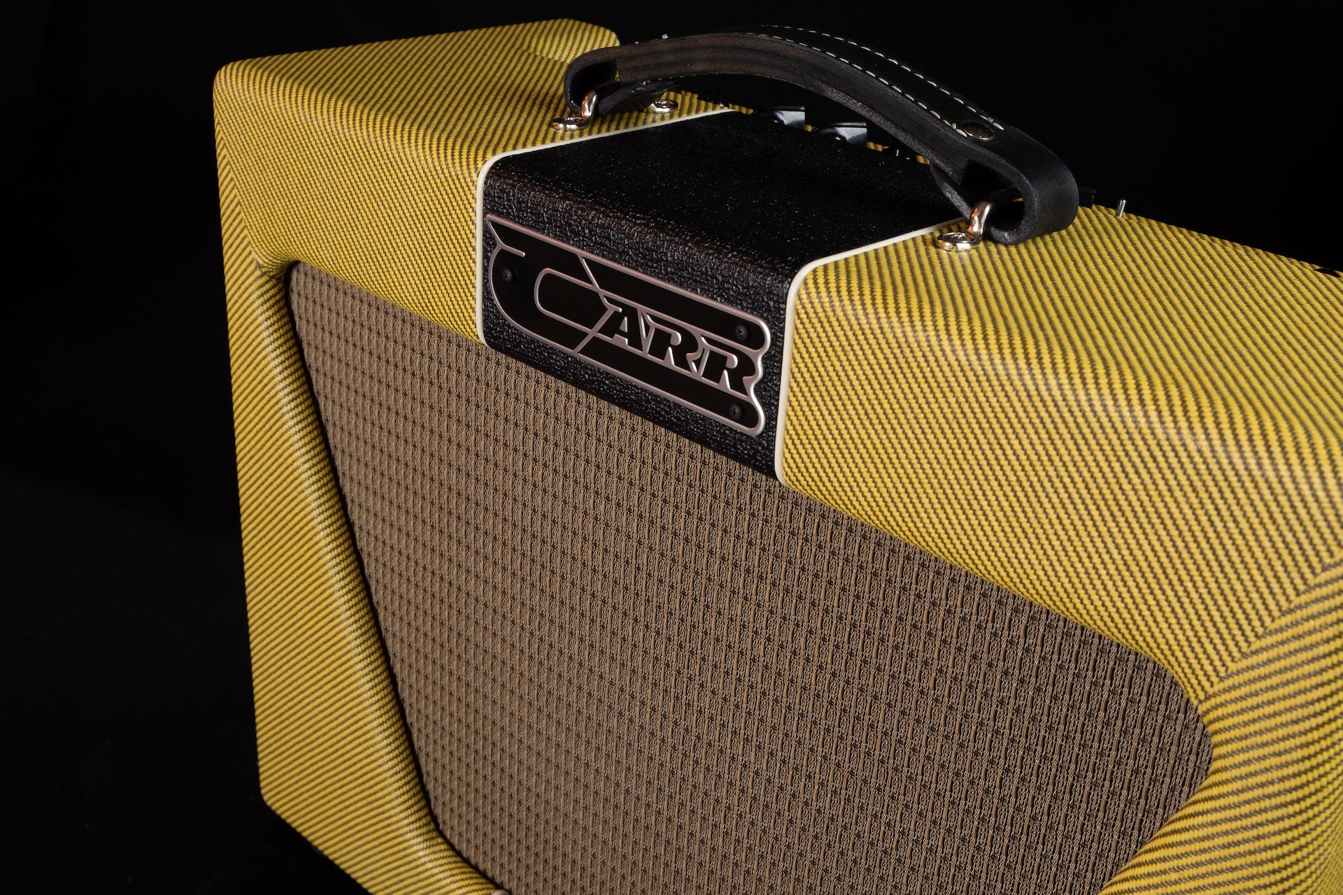 Carr 1x10 Super Bee Tweed with Black Tolex Stripe Combo Tube Guitar Amp - Image 3
