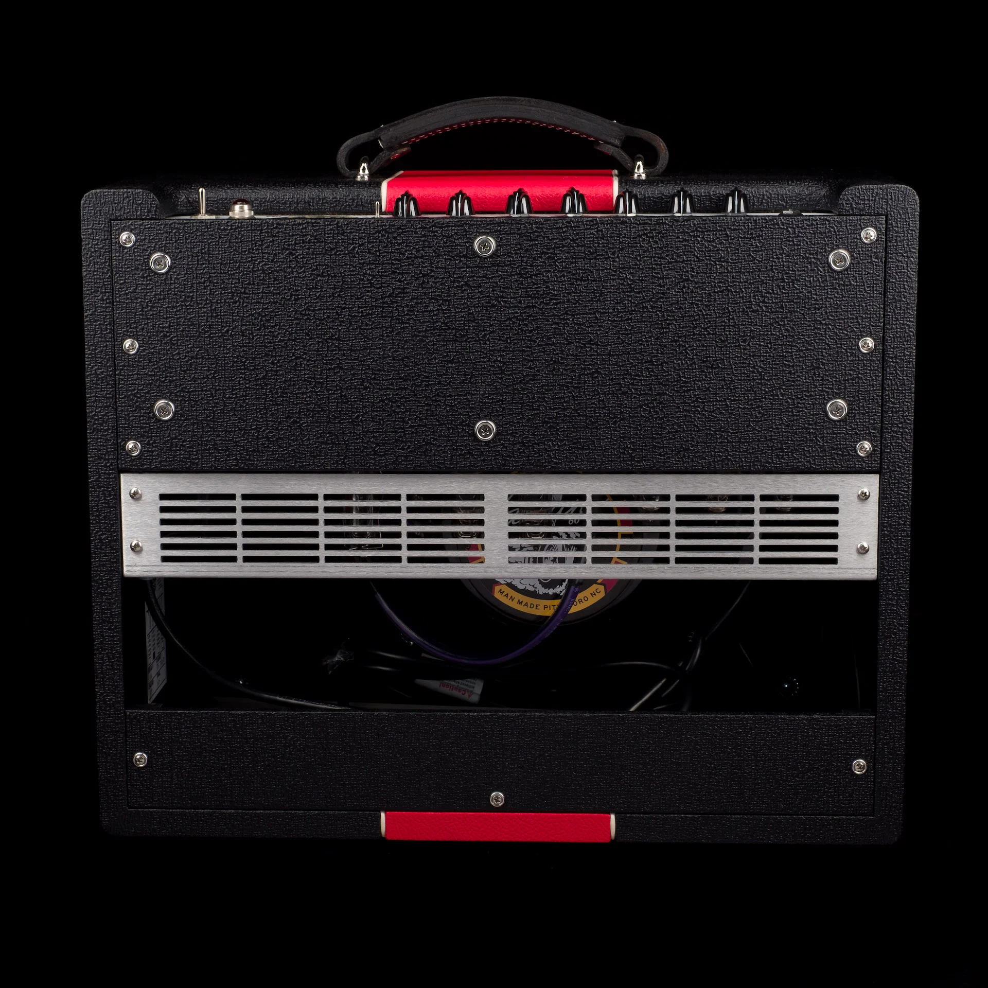 Carr 1x12 Super Bee Black with Red Stripe Tube Guitar Amp Combo - Image 2