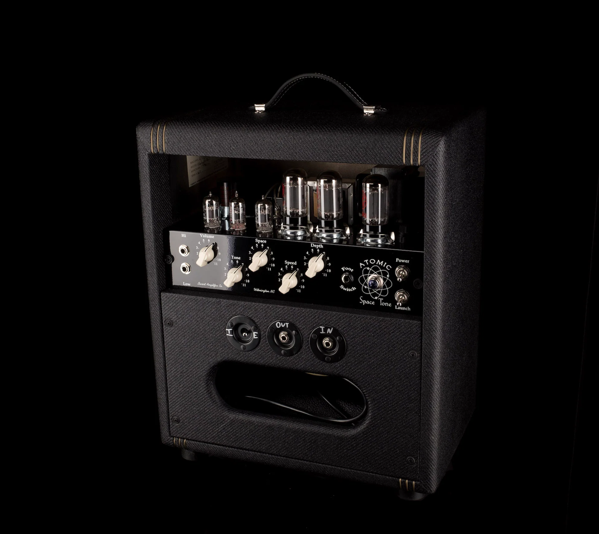 Swart Atomic Space Tone AST Pro Creamback Speaker 1x12" Dark Tweed Guitar Amp Combo - Image 13