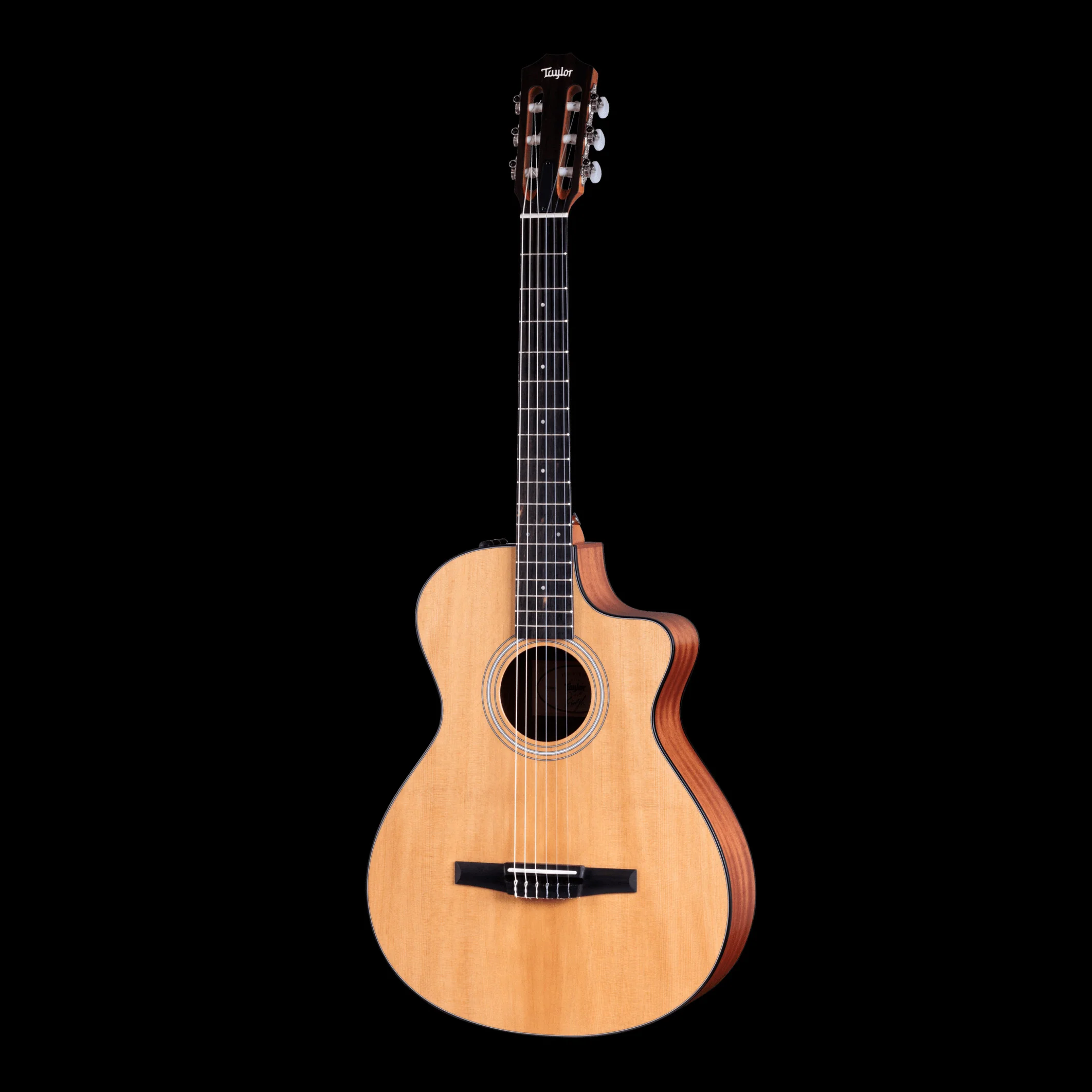 Taylor 112ce-N Nylon Acoustic Electric Guitar With Case - Image 3