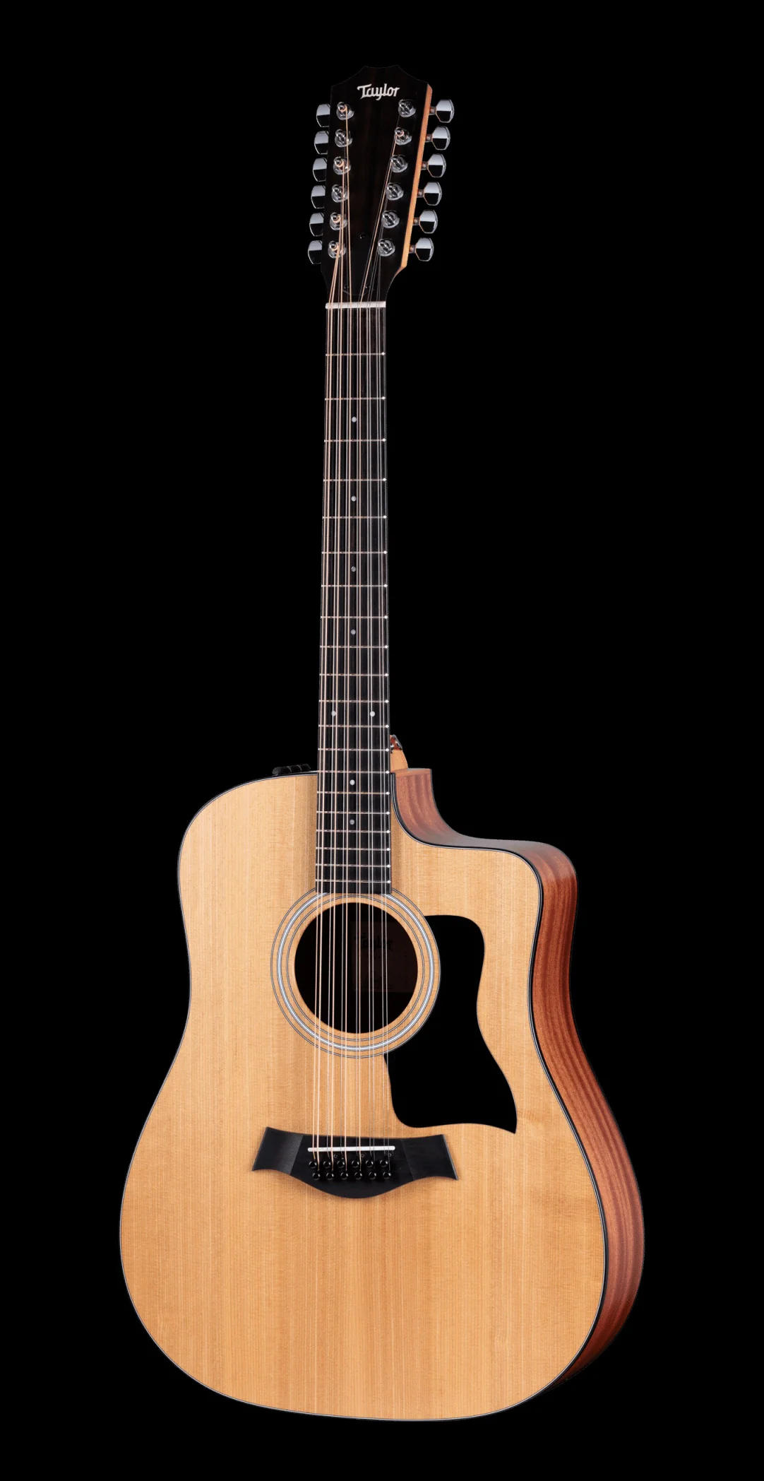 Taylor 150ce 12-String Acoustic Electric Guitar with Gig Bag - Image 3