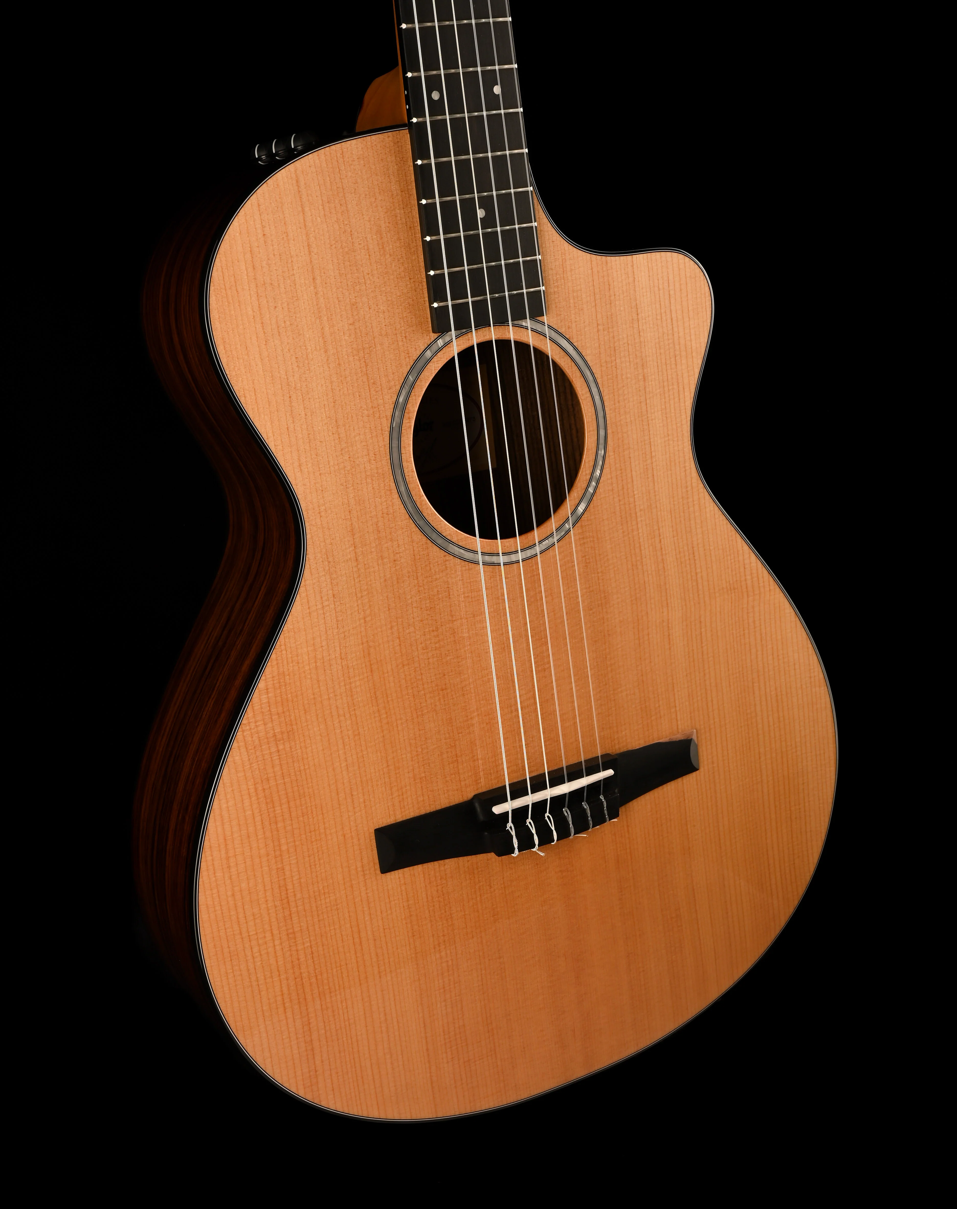 Taylor 212ce-N Nylon Plus Acoustic Electric Guitar With Case - Image 9