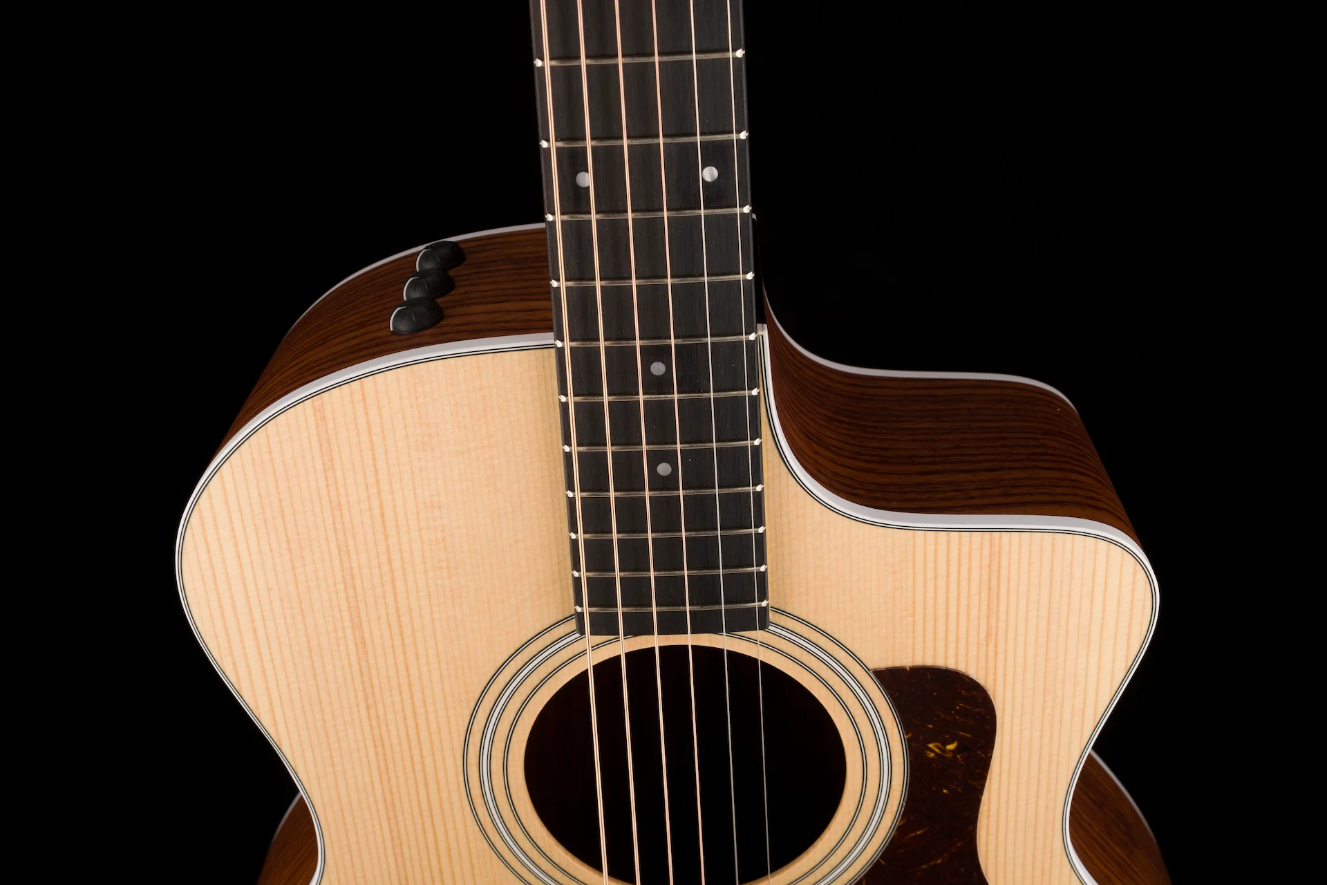 Taylor 214ce Acoustic Electric Guitar With Gig Bag - Image 4
