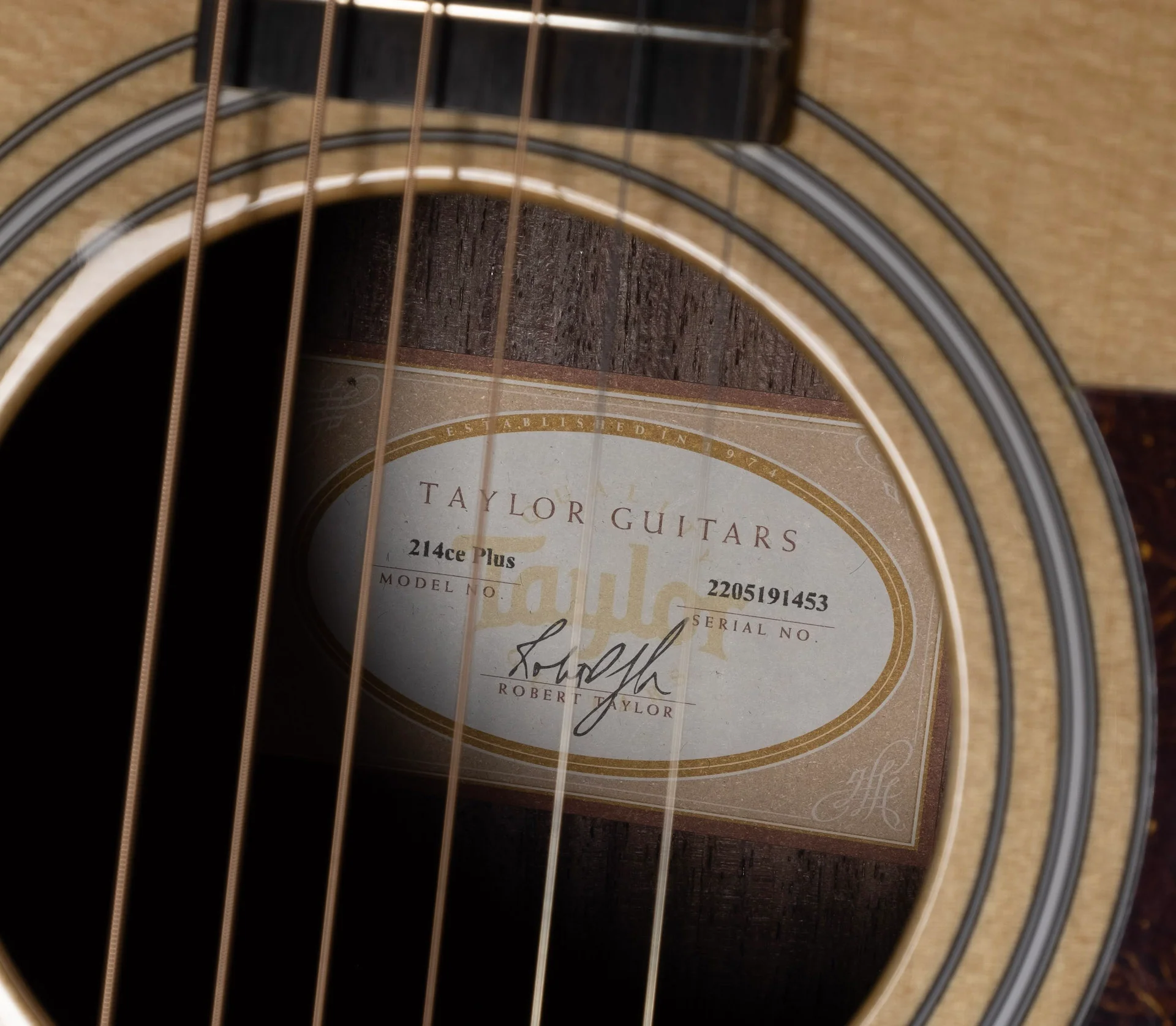 Taylor 214ce Plus Acoustic Electric Guitar With Aerocase - Image 7