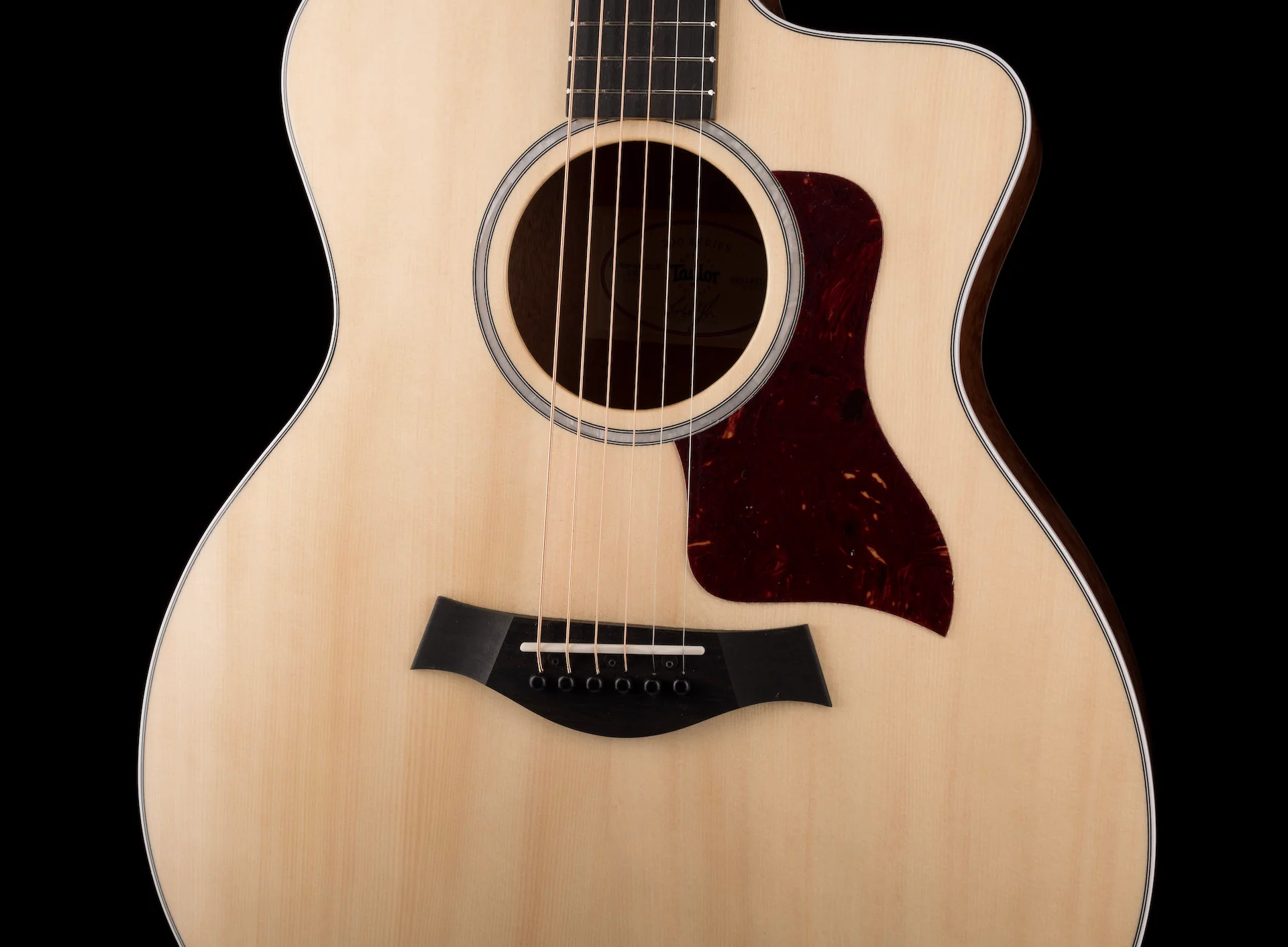Taylor 214ce-QS DLX LTD Quilted Sapele (2021) Acoustic Electric Guitar With Case - Serial # 2211291298 - Image 5