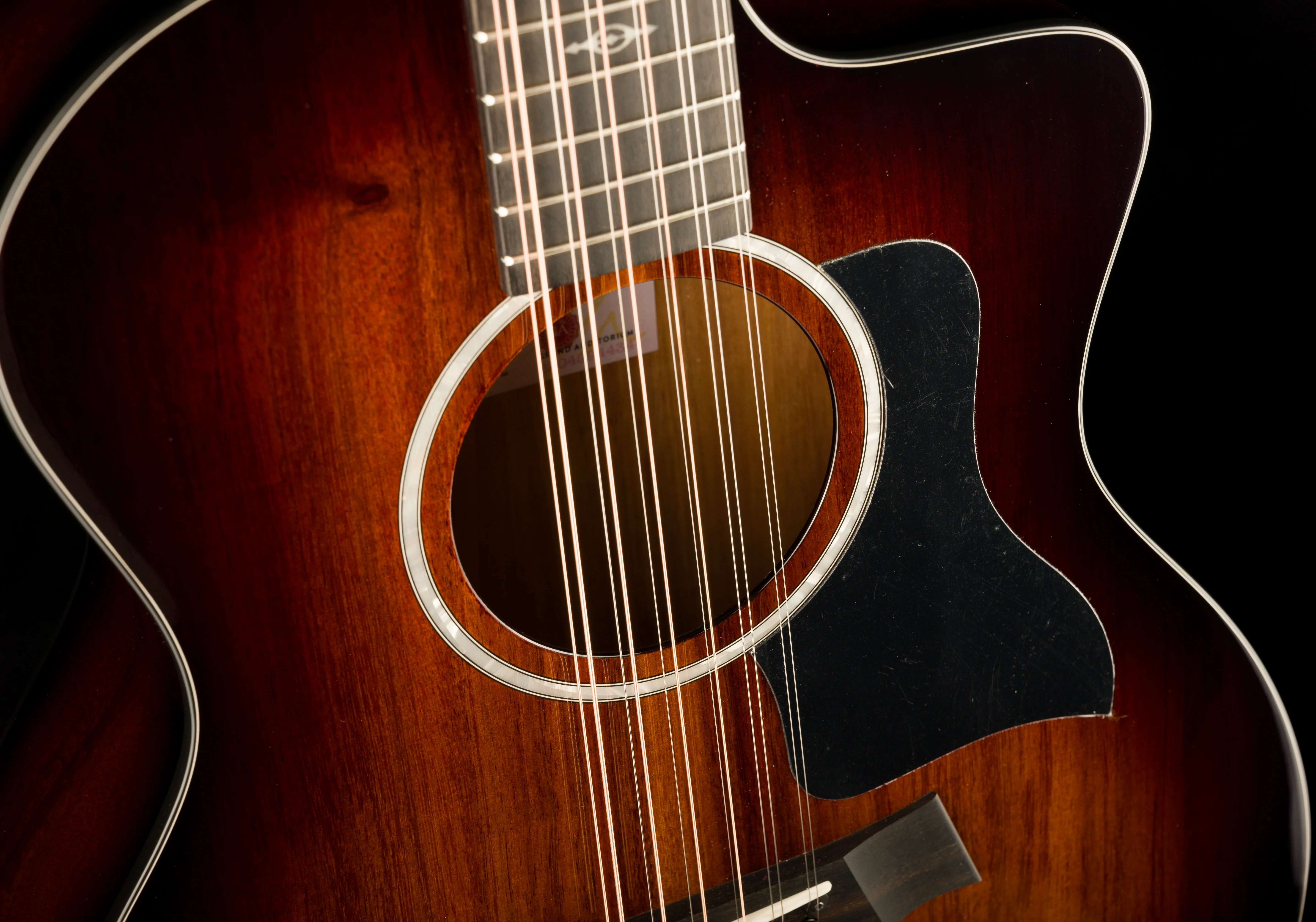 Taylor 264ce-K DLX 12-String Acoustic Electric Guitar with Case - Image 8