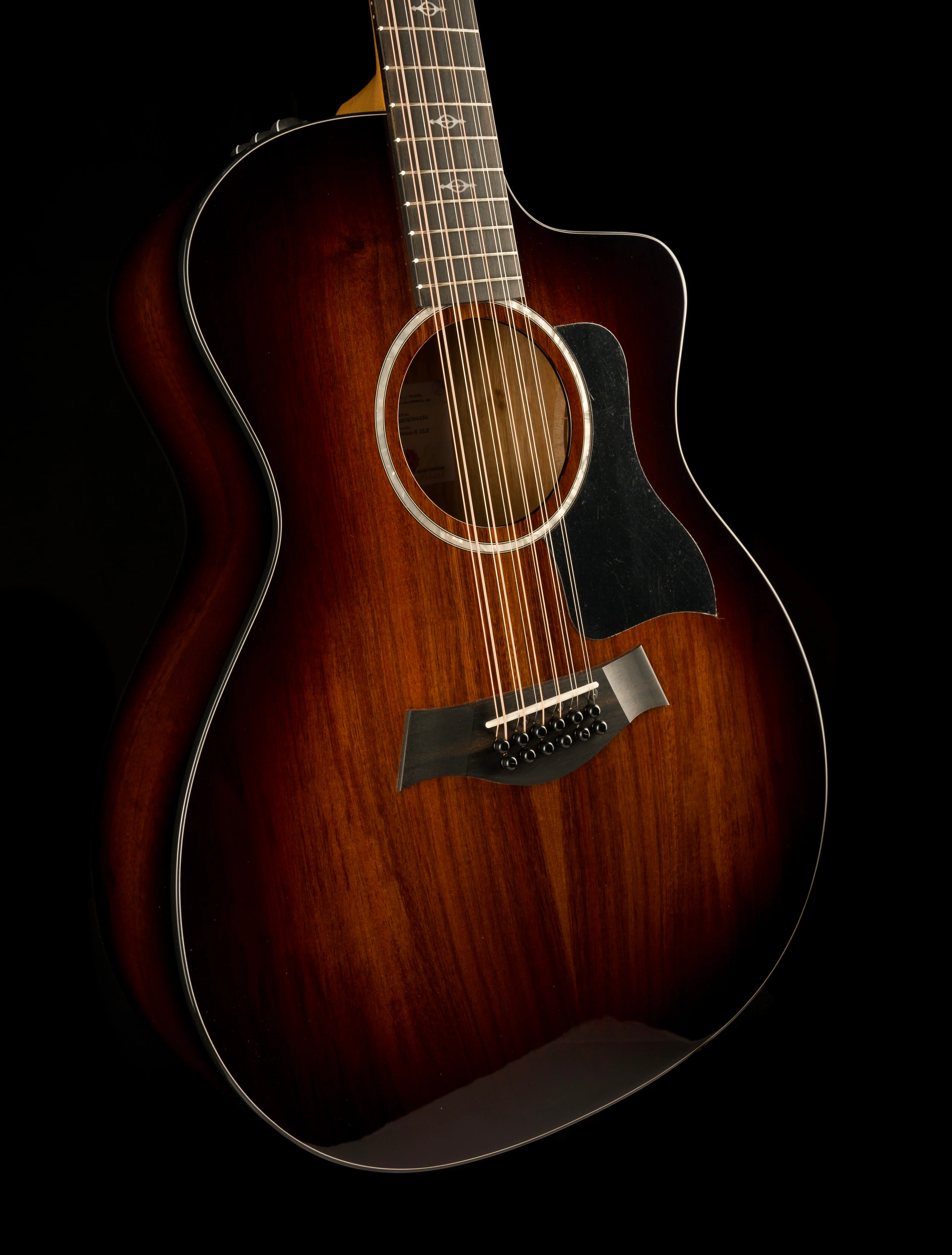 Taylor 264ce-K DLX 12-String Acoustic Electric Guitar with Case - Image 9