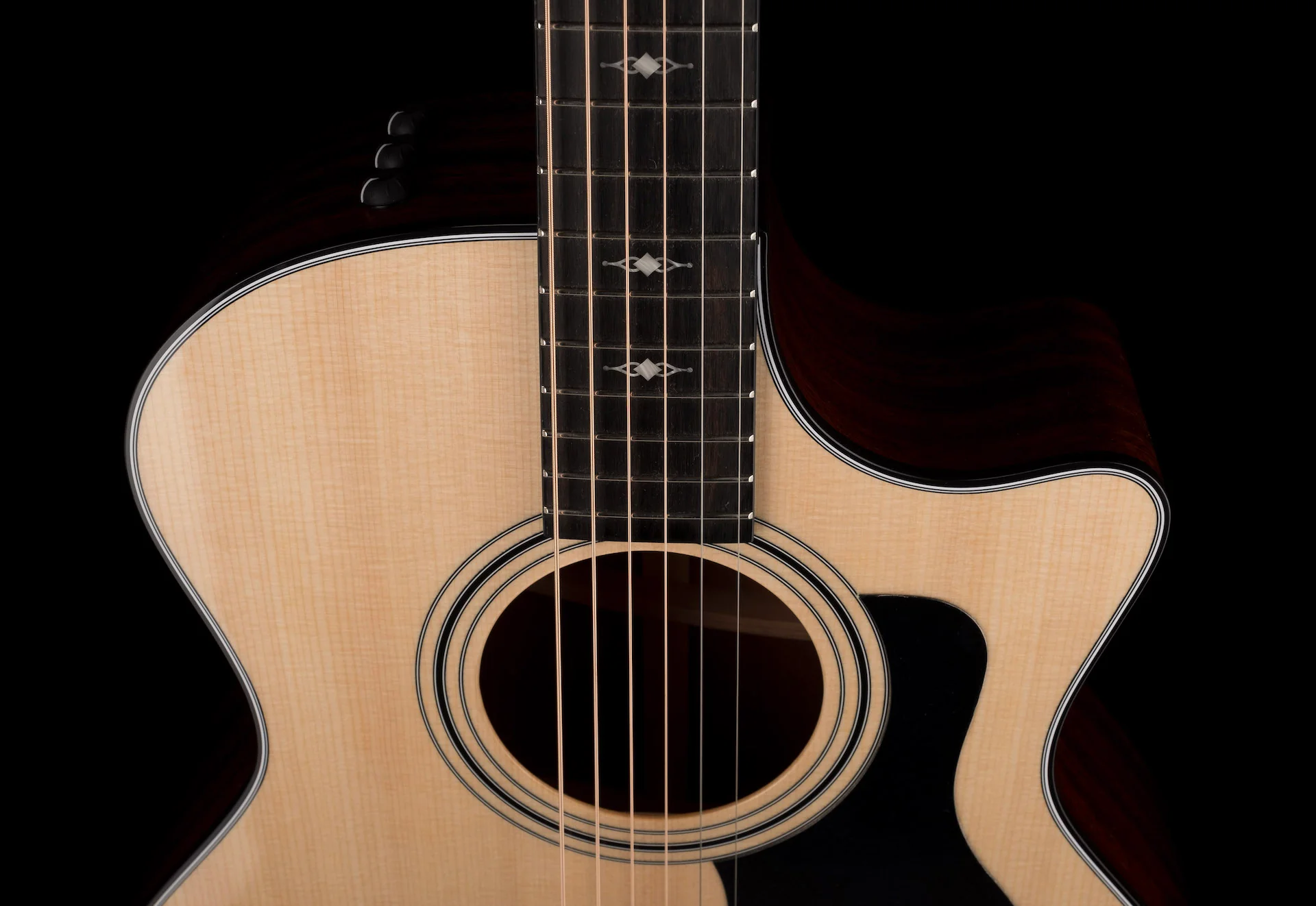 Taylor 314ce Grand Auditorium Acoustic Electric Guitar With Case  -  Demo - Image 4